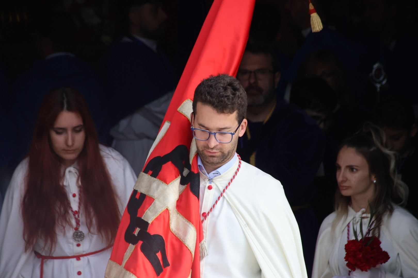 Procesión de Jesús Resucitado de la Cofradía de la Vera Cruz