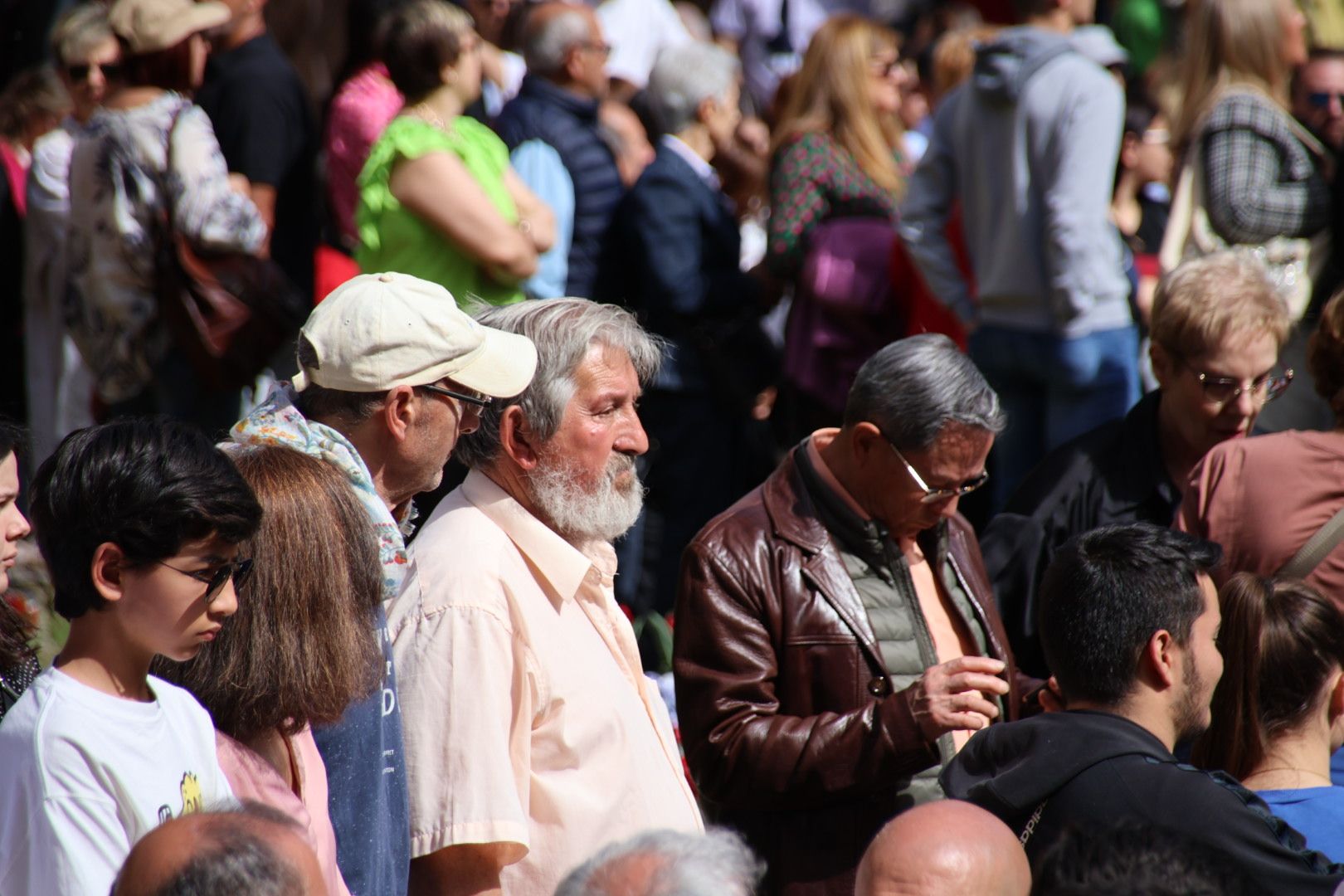 Procesión conjunta de Resurrección de la Cofradía de la Vera Cruz