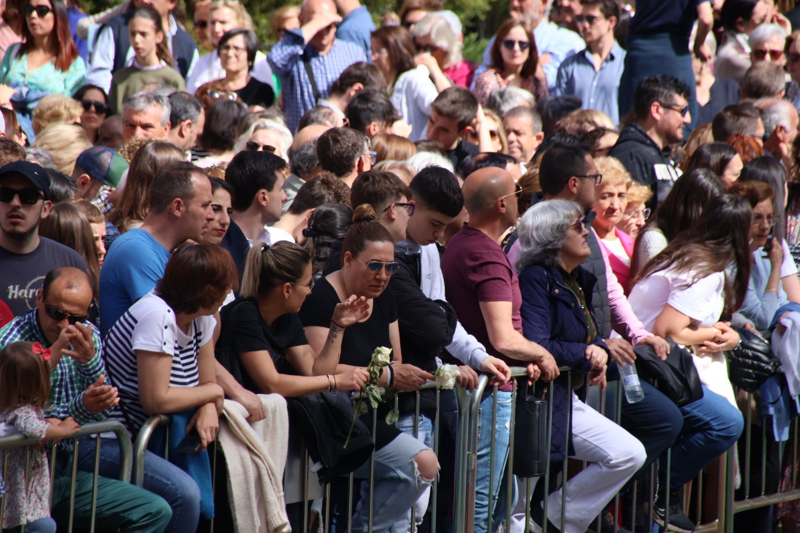 Procesión conjunta de Resurrección de la Cofradía de la Vera Cruz