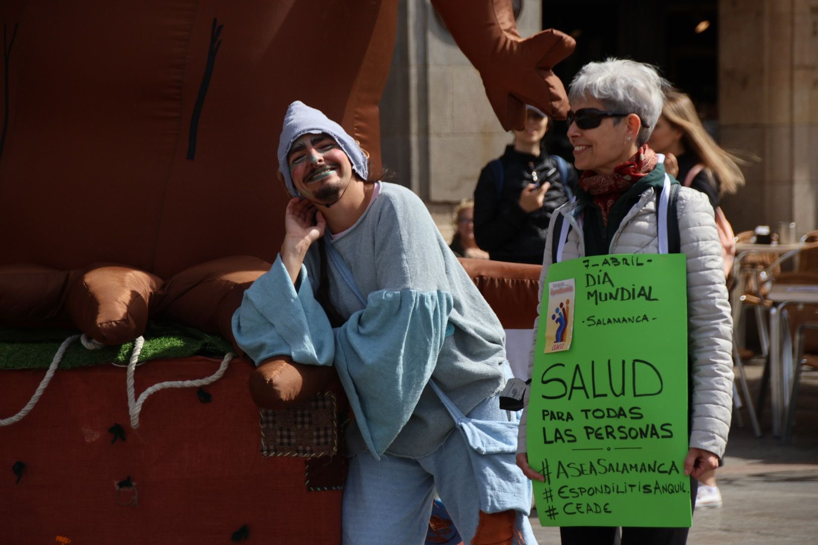 Carlos García Carbayo, recibe a asociaciones de salud pública de la ciudad con motivo de la marcha del Día Mundial de la Salud