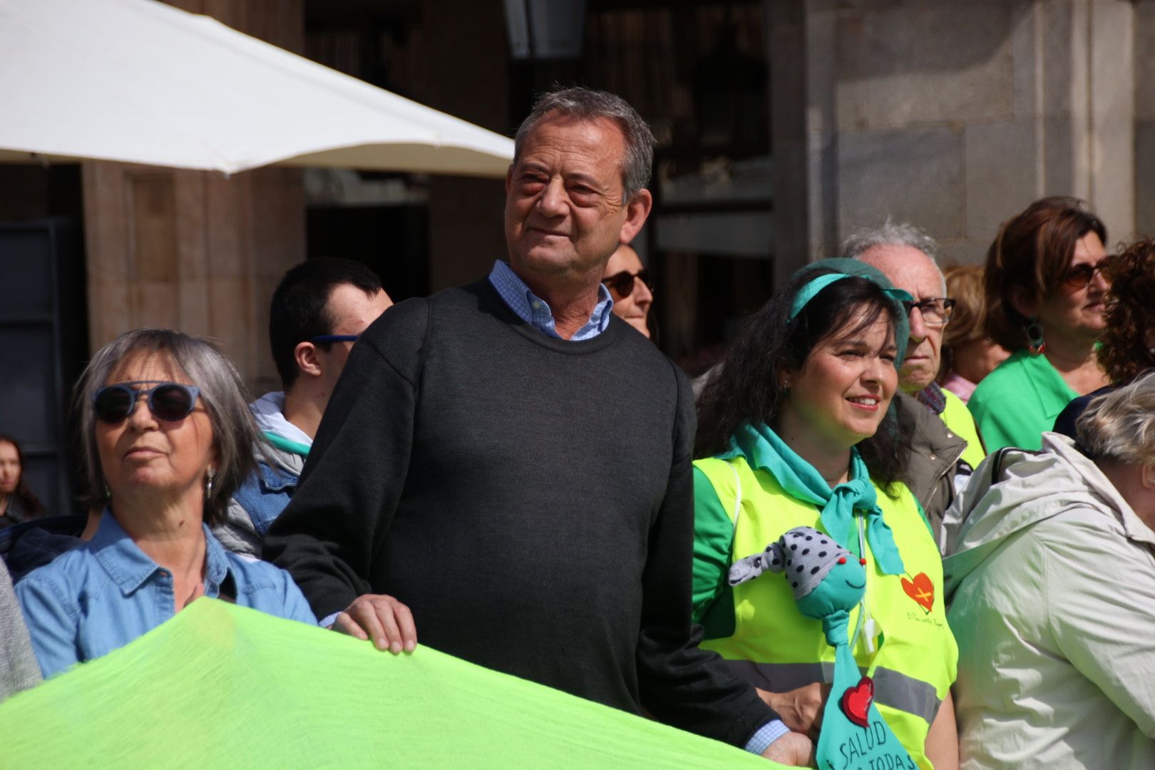 Carlos García Carbayo, recibe a asociaciones de salud pública de la ciudad con motivo de la marcha del Día Mundial de la Salud