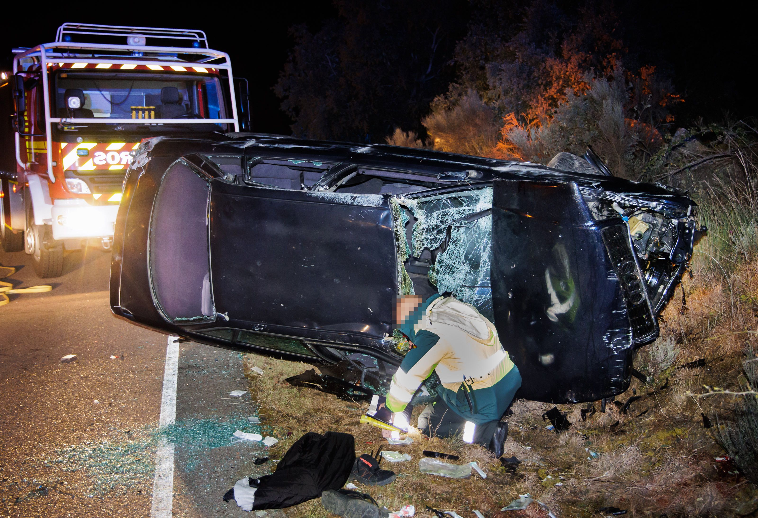 Accidente en San Felices de los Gallegos | Foto ICAL