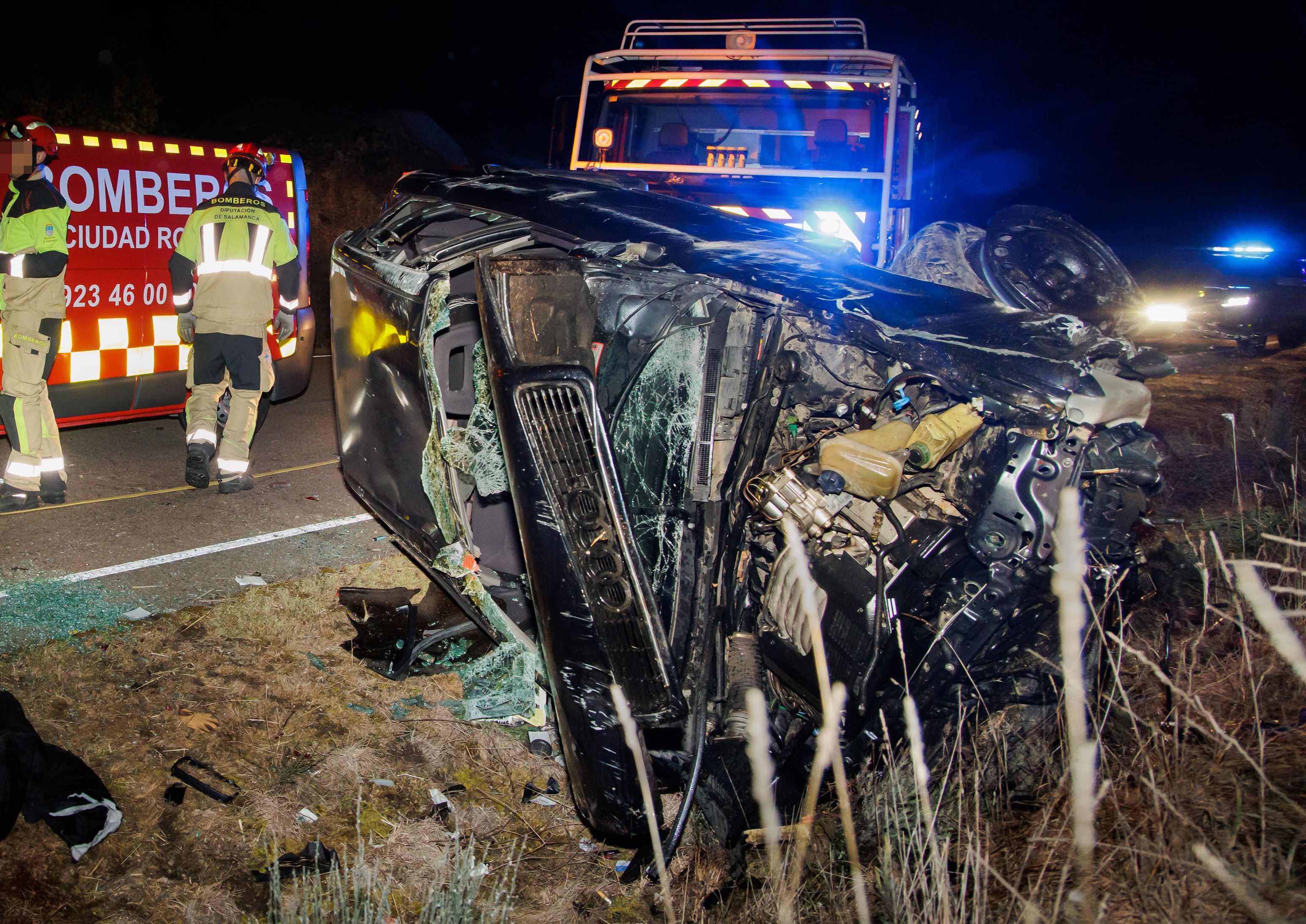 Accidente en San Felices de los Gallegos | Foto ICAL