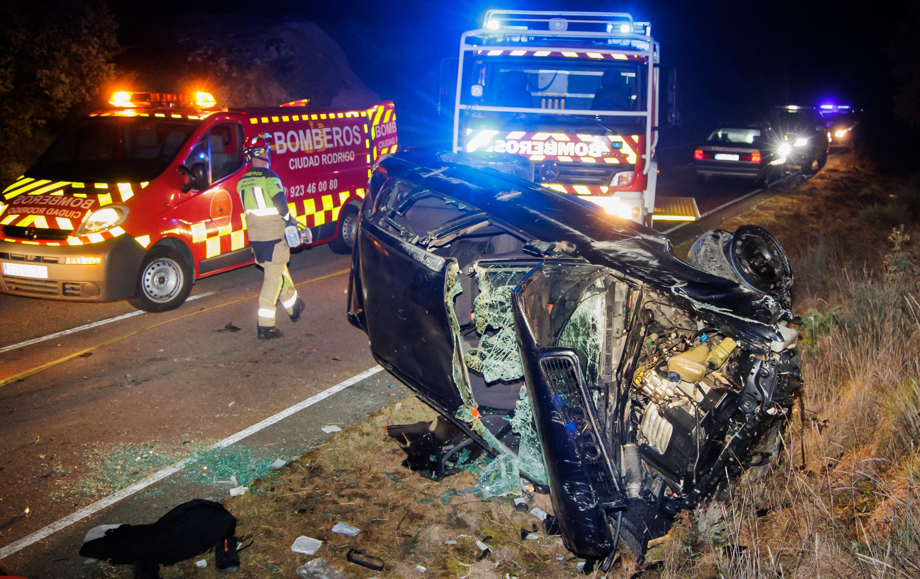 Accidente en San Felices de los Gallegos | Foto ICAL