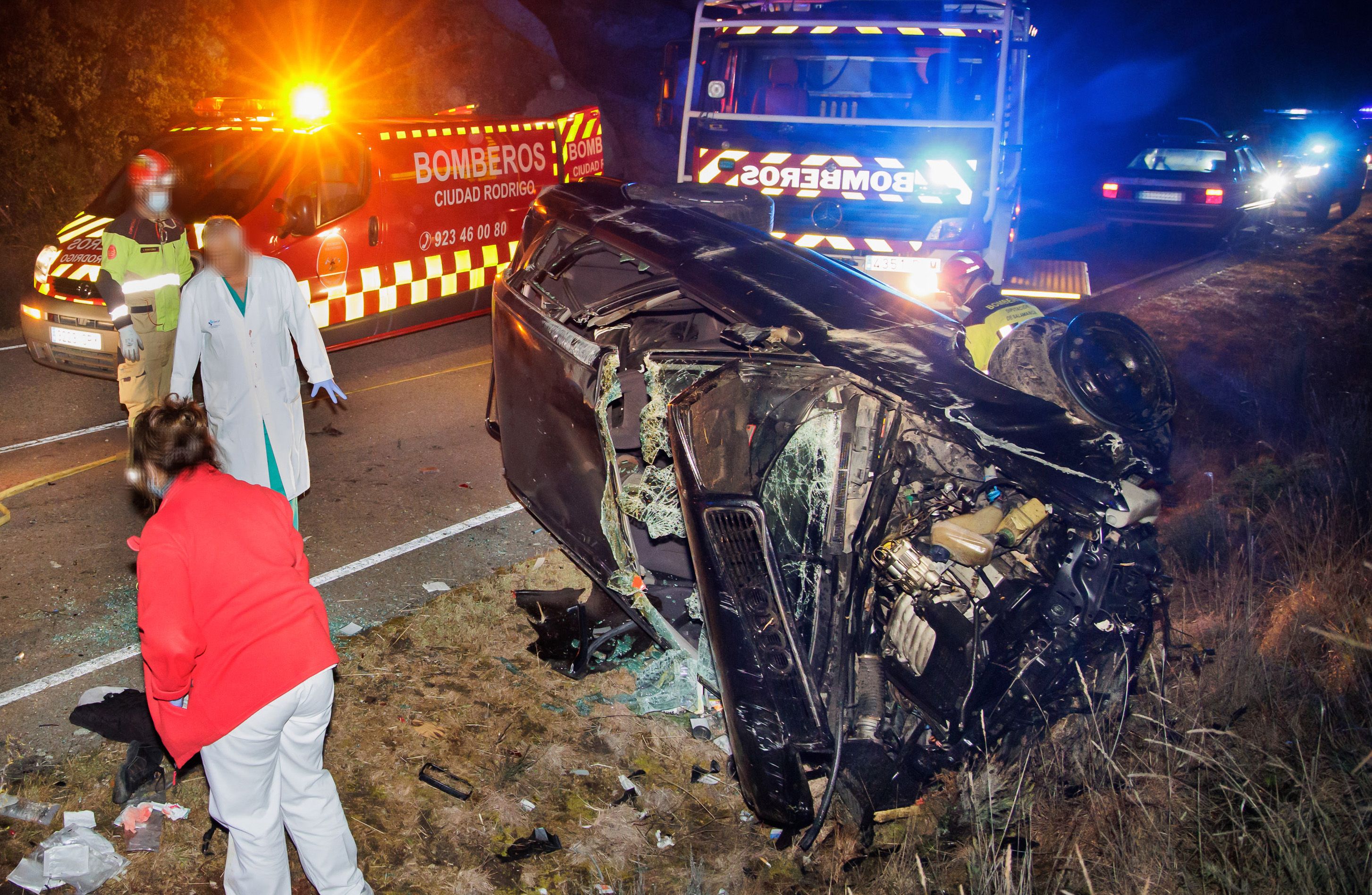 Accidente en San Felices de los Gallegos | Foto ICAL