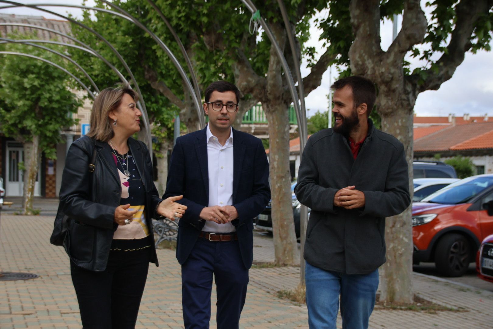 José Luis Mateos, María García y Gabriel Álvarez informan sobre propuestas en materia de cultura