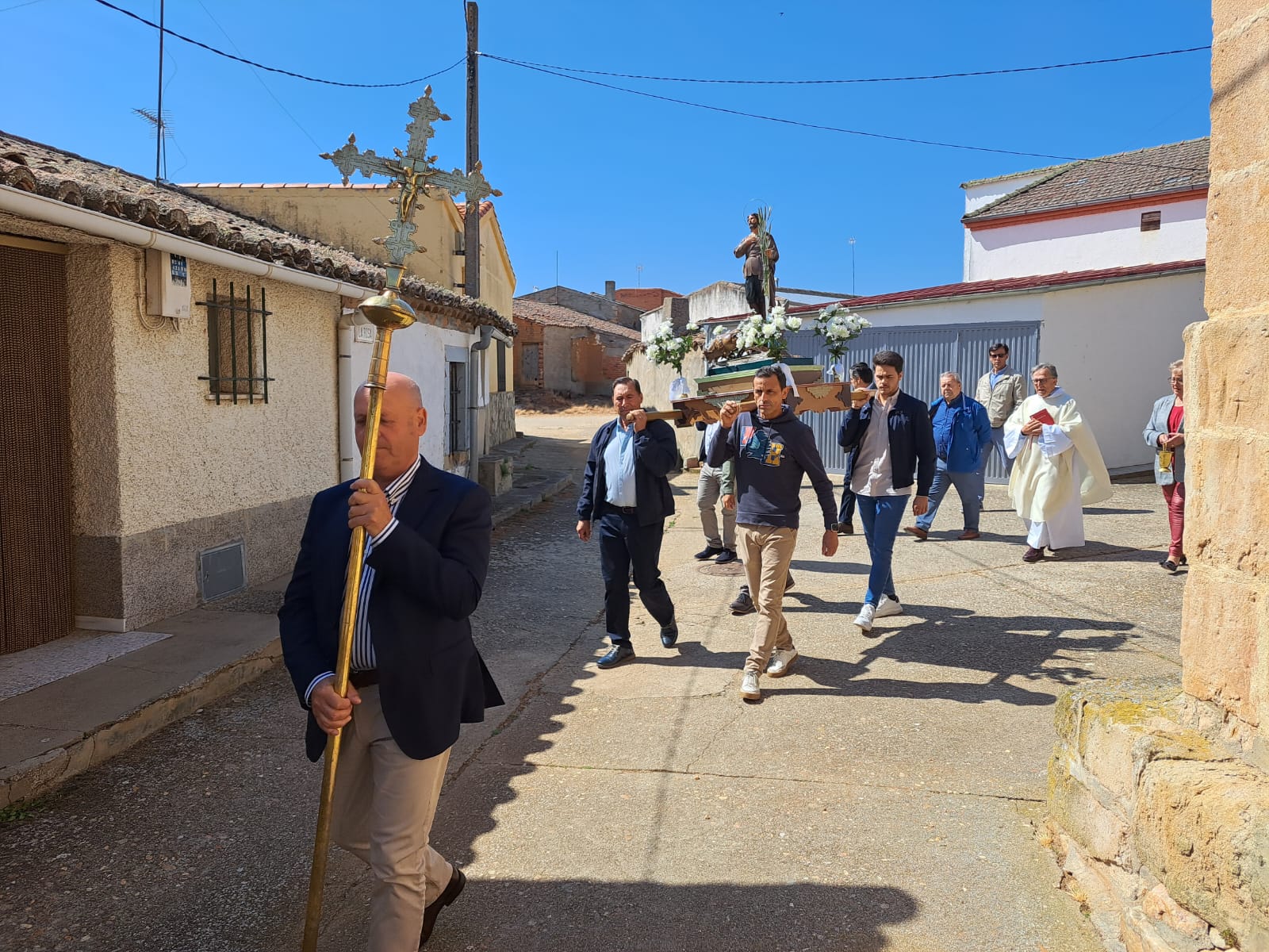 Celebración de San Isidro Labrador en Calzada de Don Diego 