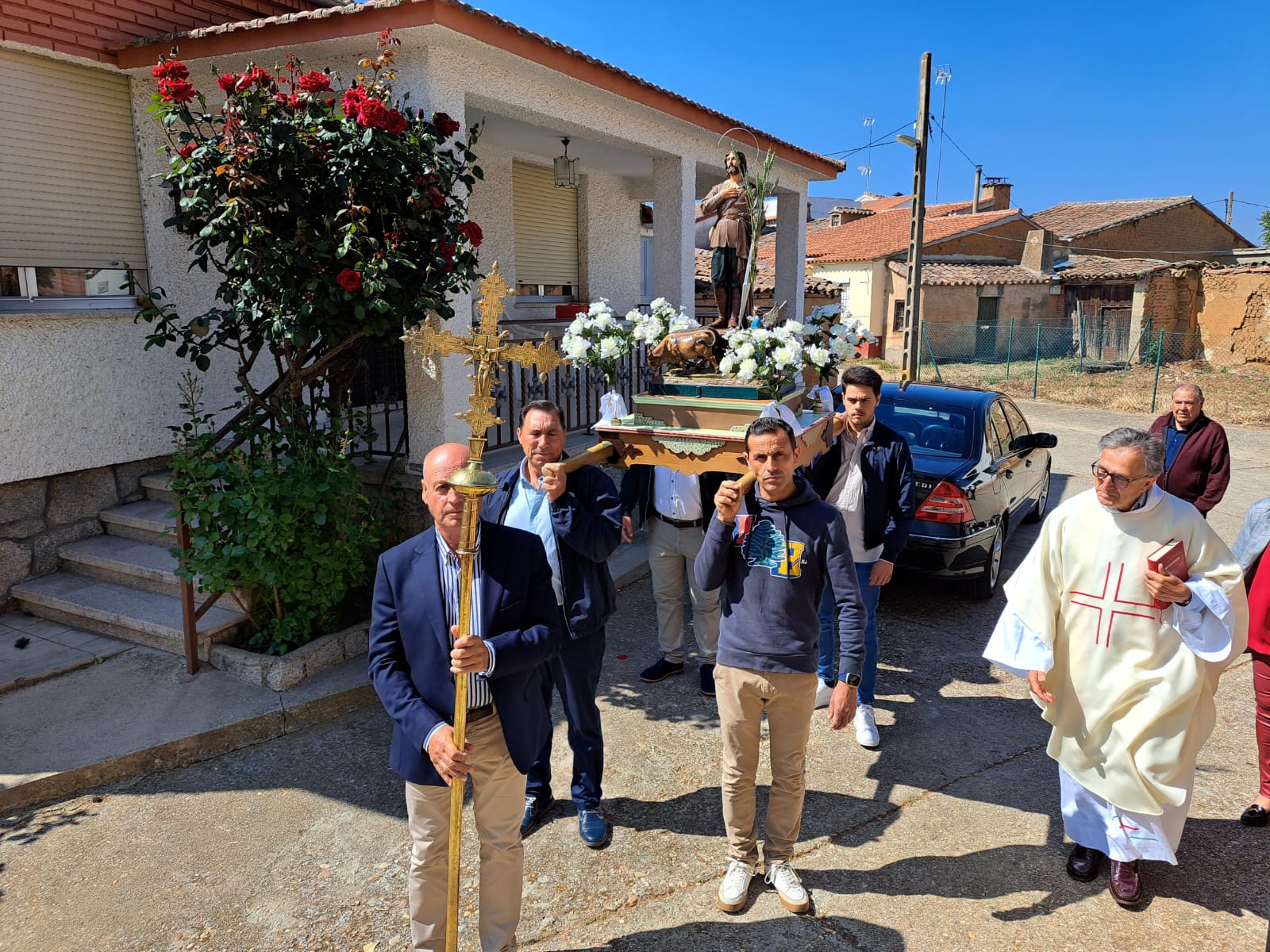 Celebración de San Isidro Labrador en Calzada de Don Diego 