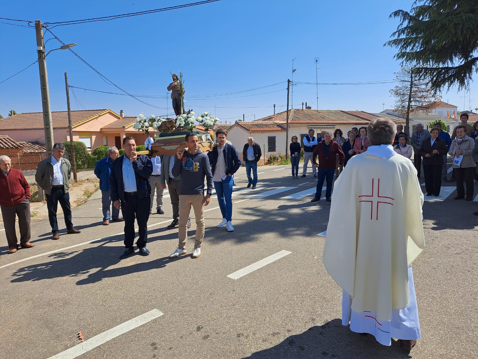 Celebración de San Isidro Labrador en Calzada de Don Diego 