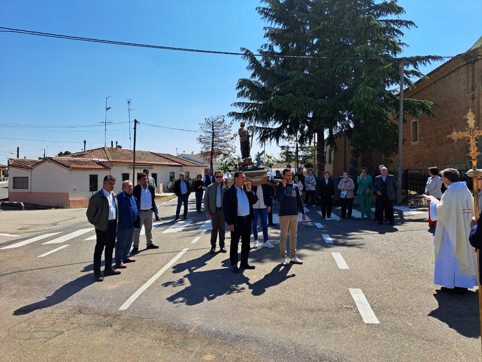 Celebración de San Isidro Labrador en Calzada de Don Diego 