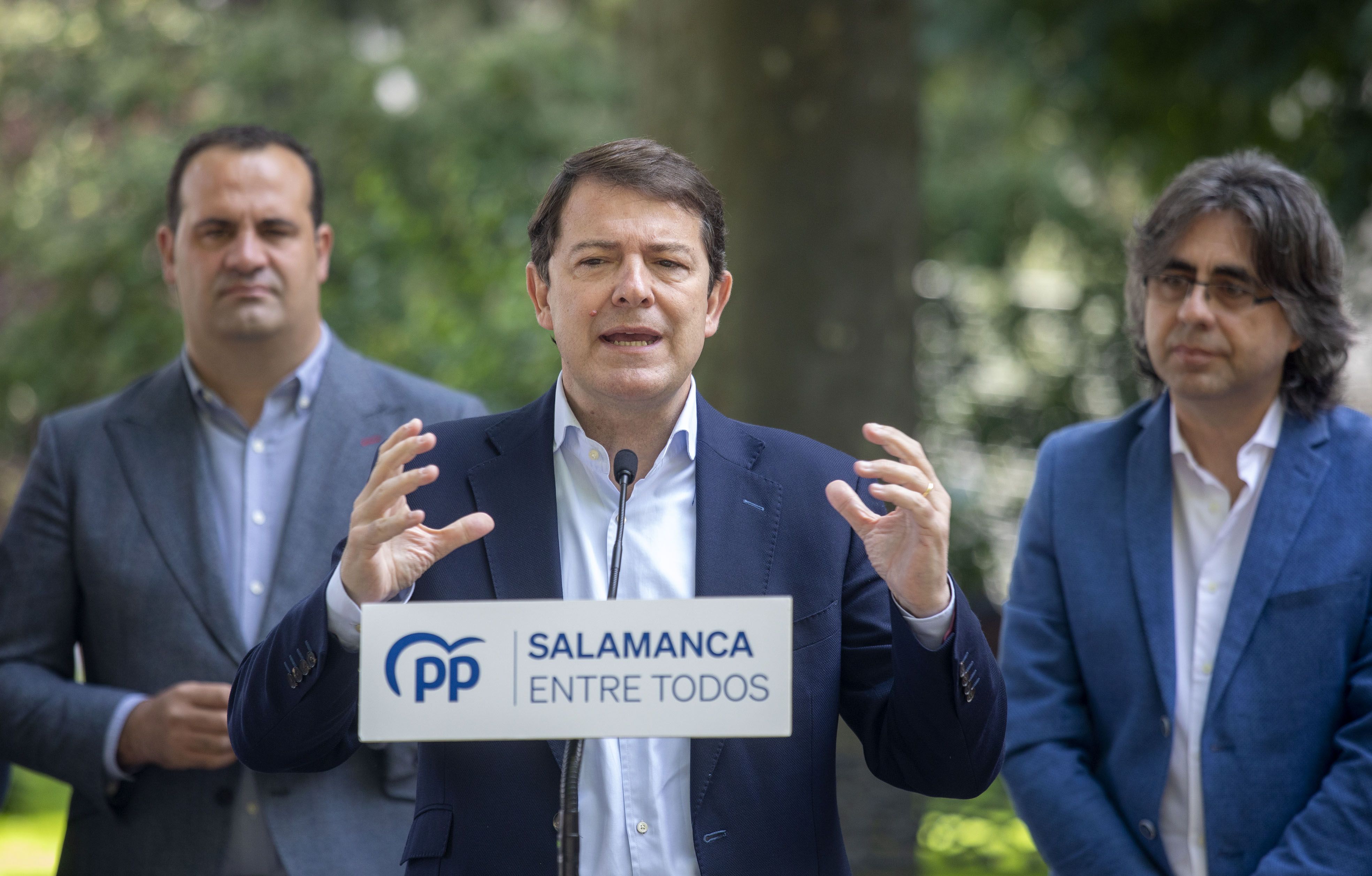 El presidente del Partido Popular de Castilla y León, Alfonso Fernández Mañueco. ICAL