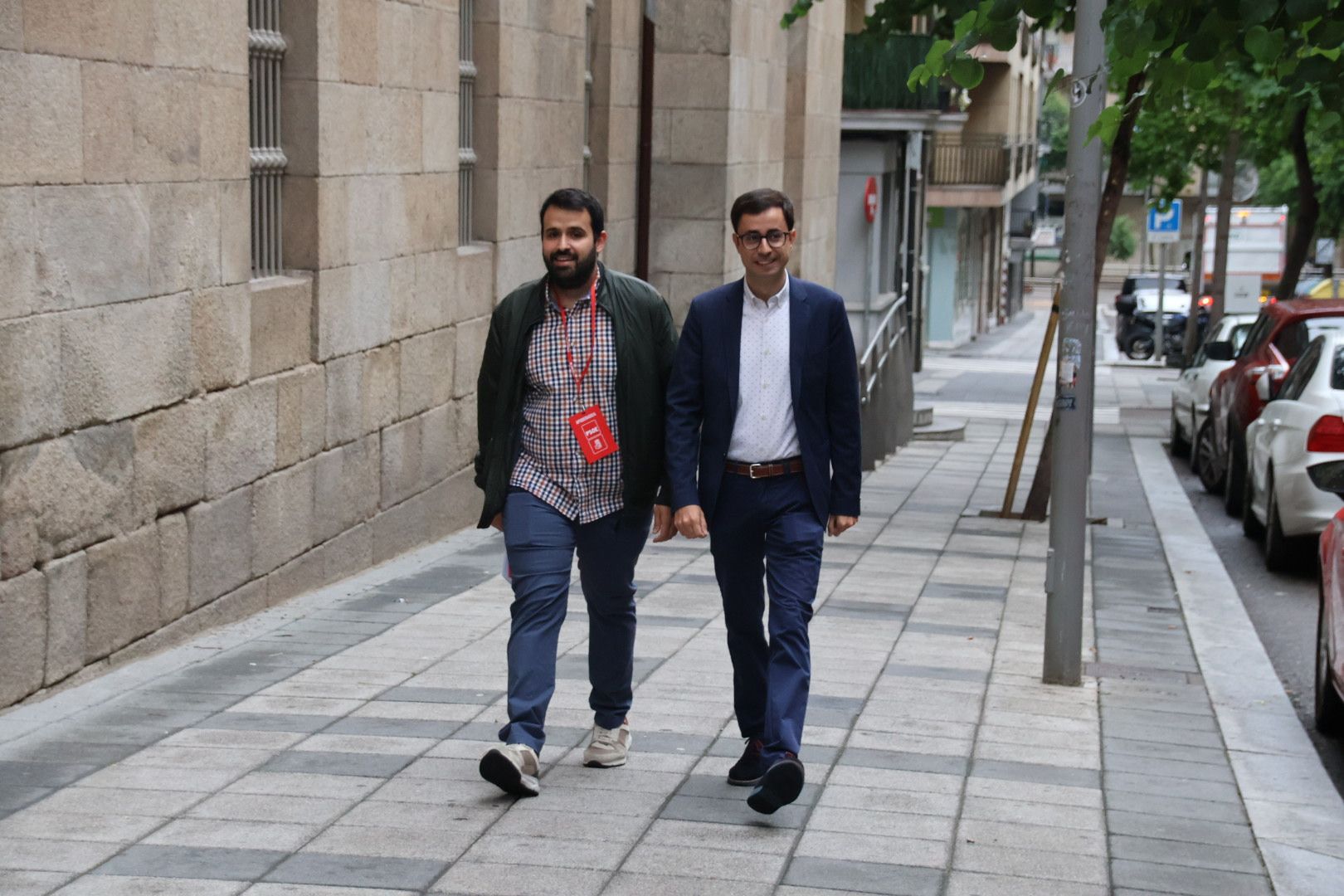 El candidato del PSOE a la Alcaldía de Salamanca, José Luis Mateos votando