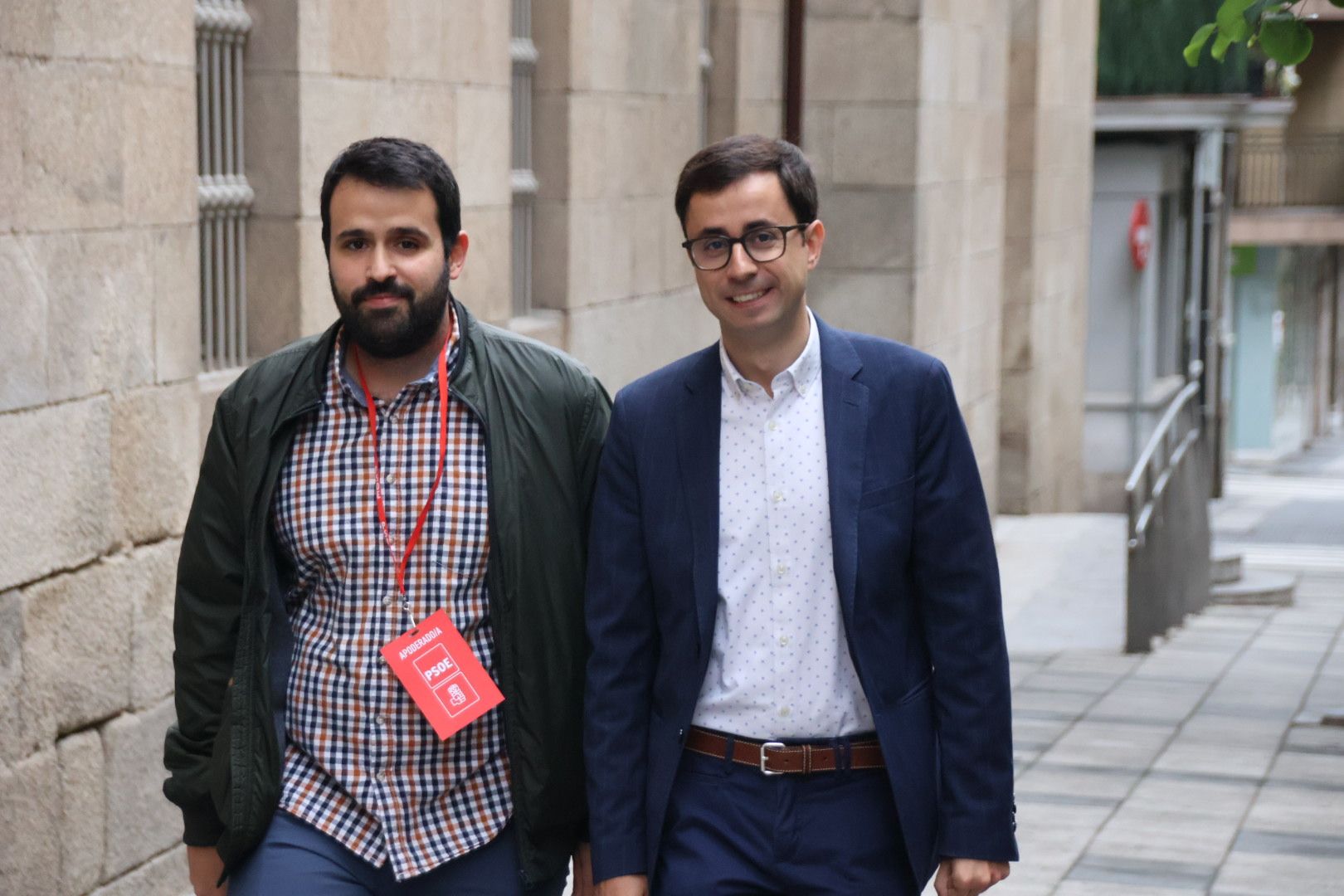 El candidato del PSOE a la Alcaldía de Salamanca, José Luis Mateos votando