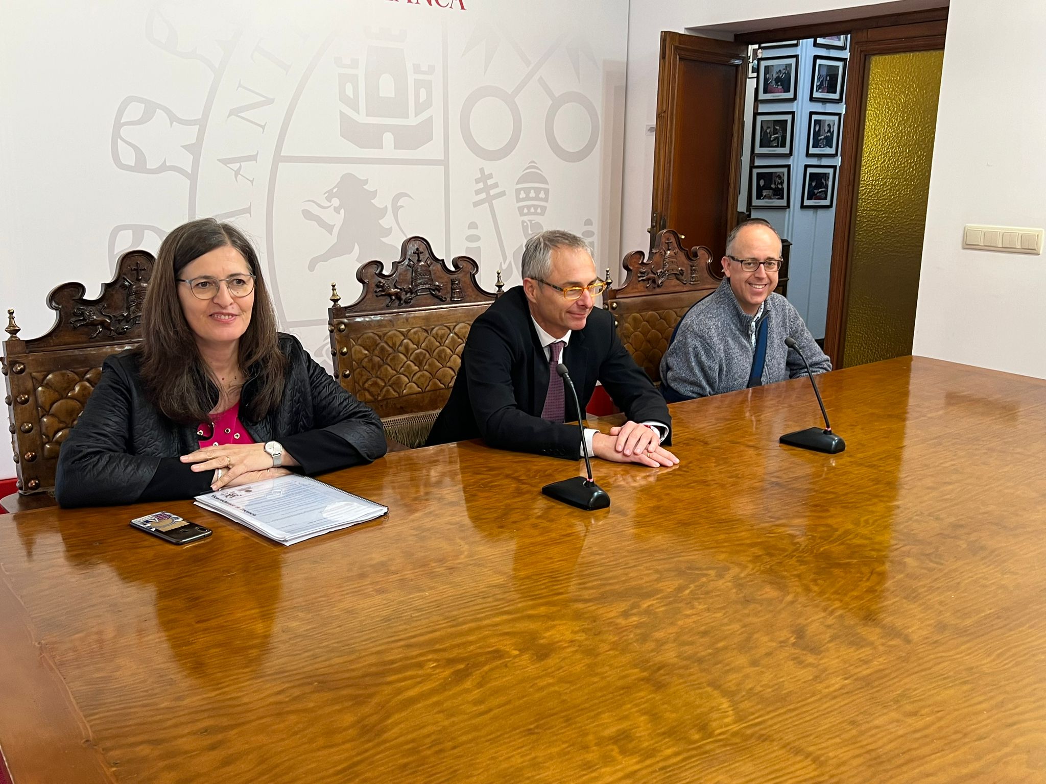 Rueda de prensa posterior al Consejo de Gobierno de la Universidad de Salamanca celebrado el 30 de mayo de 2023