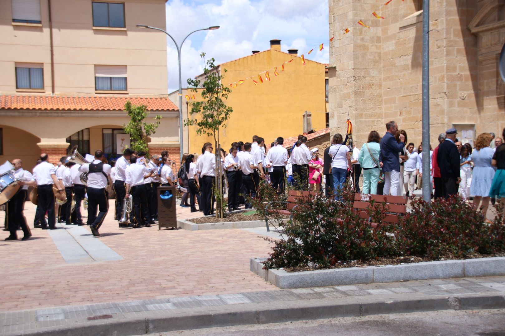 Procesión Corpus en Villares 