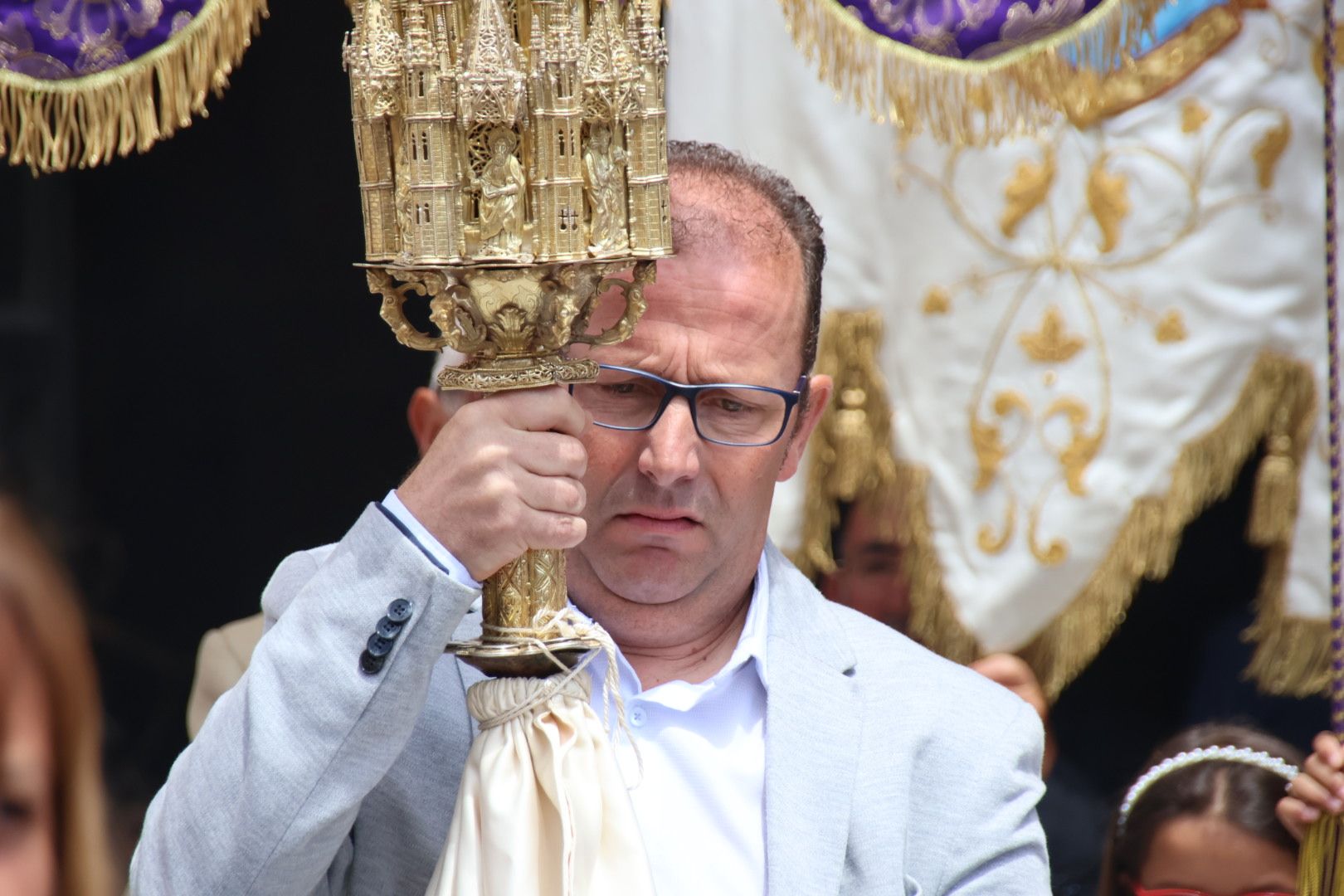 Procesión Corpus en Villares 