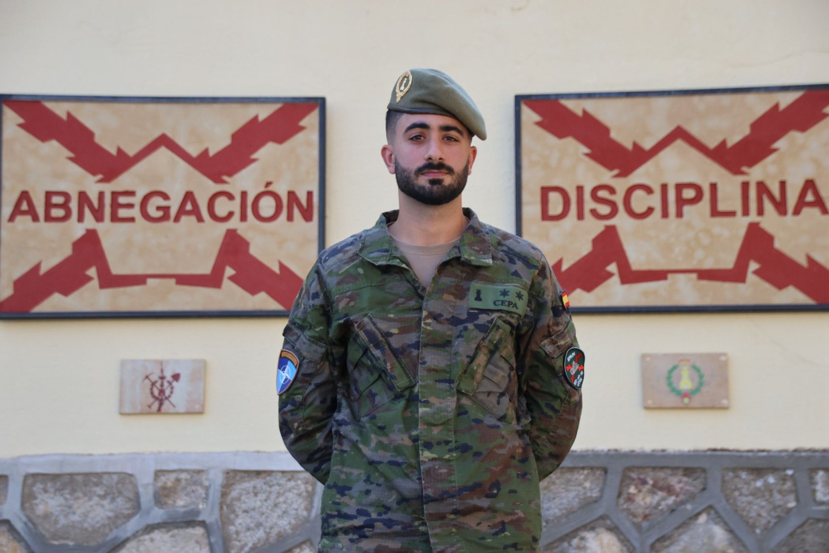 Militar que va de misión a Letonia 