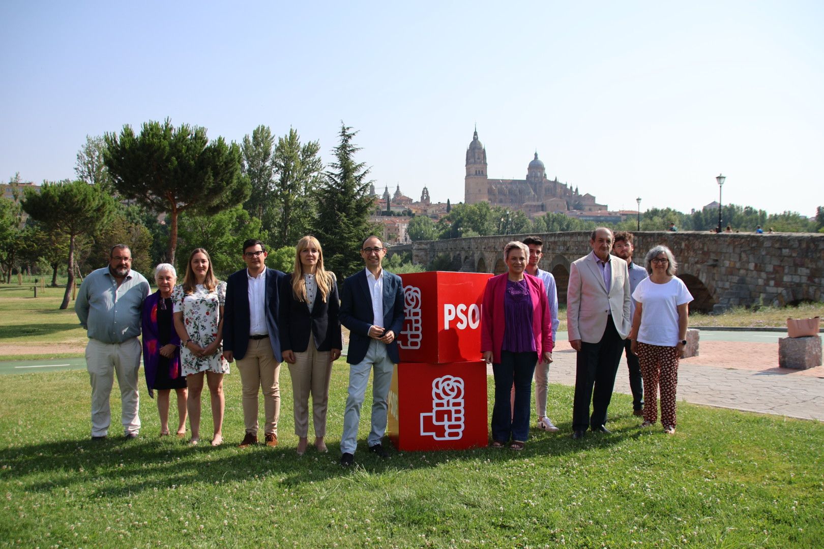 Presentación Candidaturas Congreso y al Senado PSOE de Salamanca. Foto Andrea M.