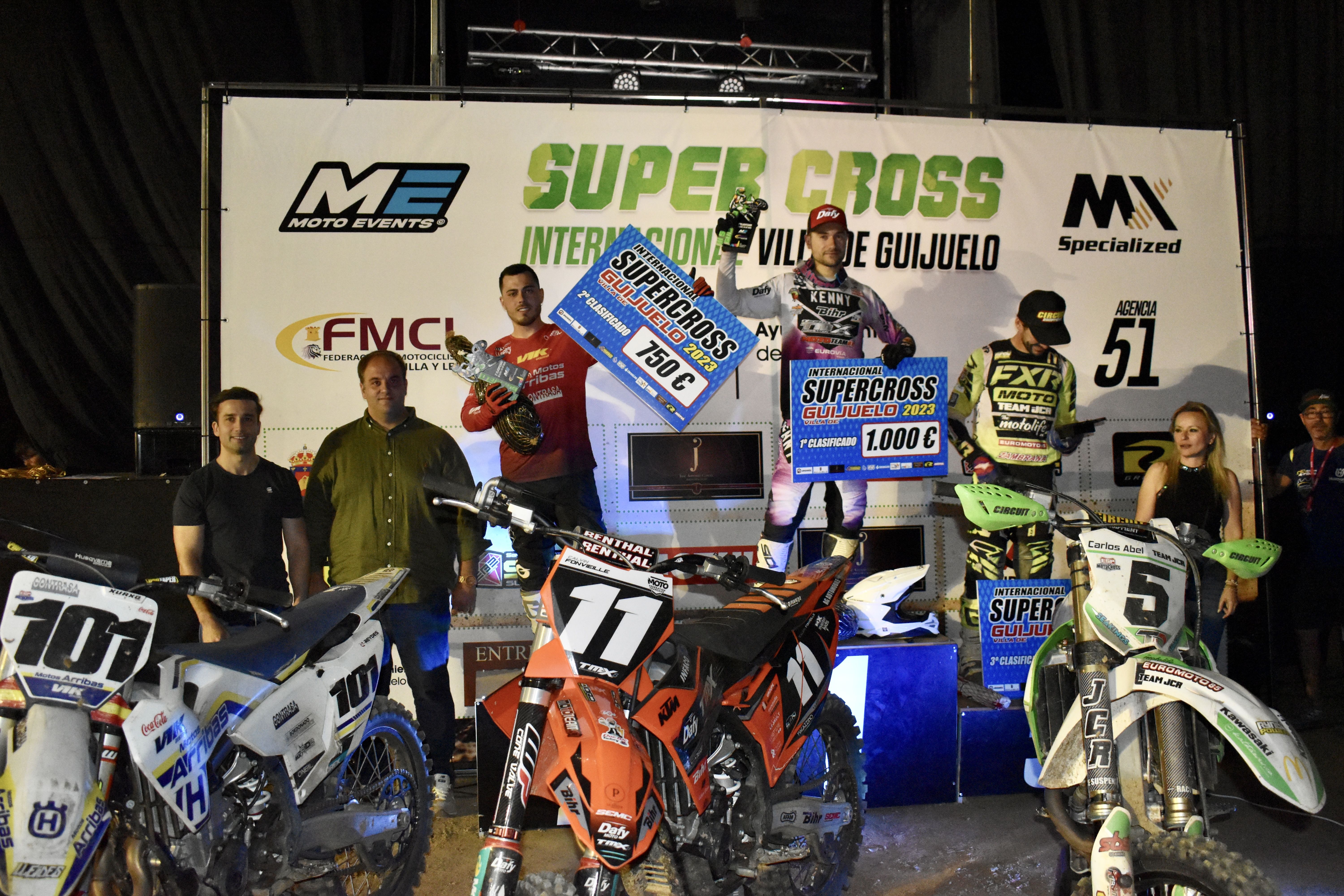 Podio SX III Super Cross Internacional Villa de Guijuelo