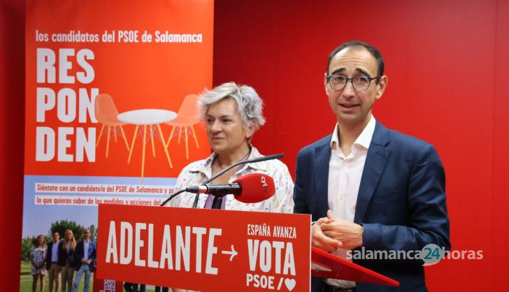 Candidatos al Congreso y al Senado por Salamanca presentan las principales líneas de la campaña electoral que los socialistas salmantinos van a realizar por la provincia