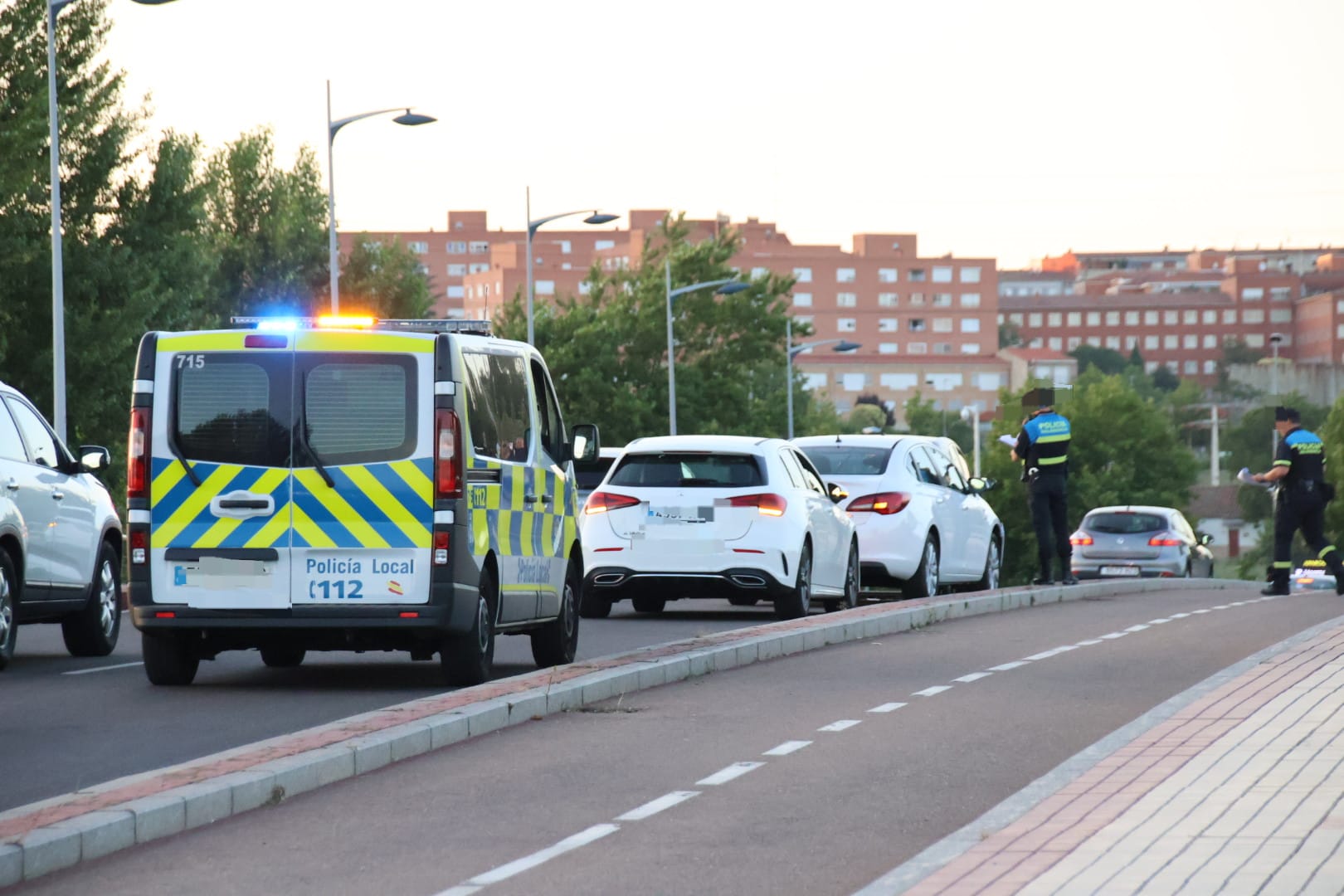 Accidente en puente de Juan Carlos I