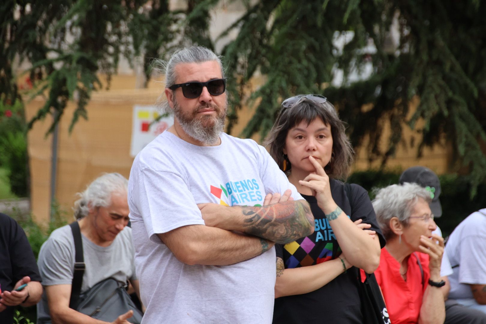 Marcha de apoyo desde el Barrio de Buenos Aires