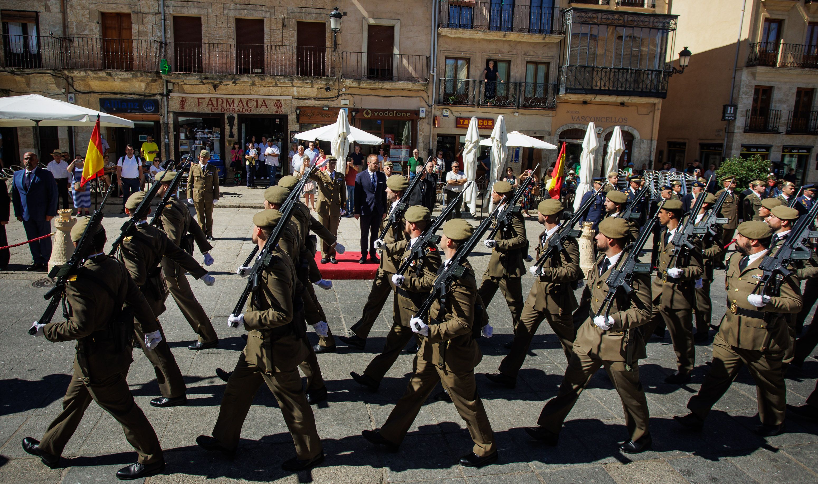 Acto de homenaje a los caídos en la Guerra de la Independencia en Ciudad Rodrigo. Foto: Vicente / ICAL