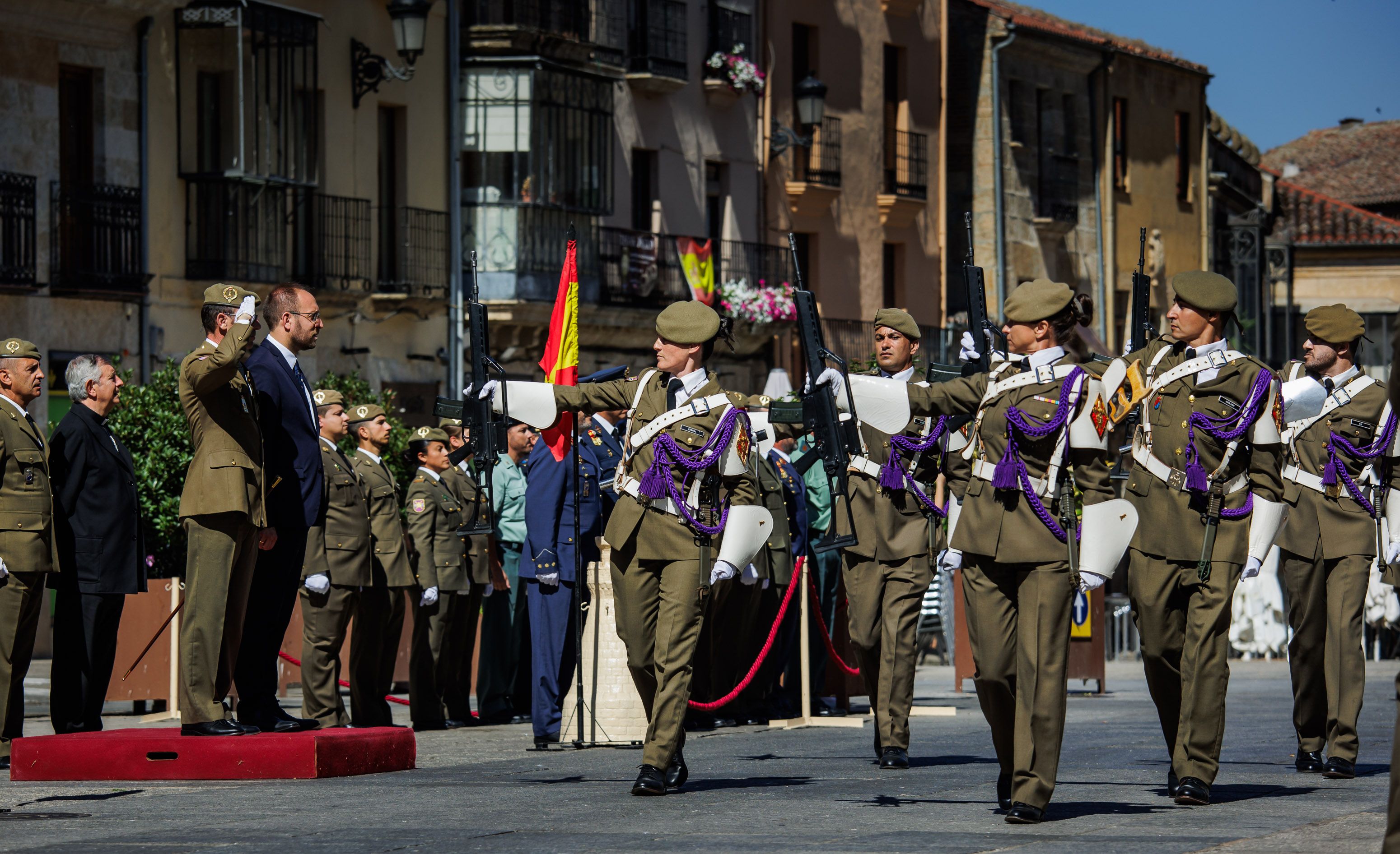 Acto de homenaje a los caídos en la Guerra de la Independencia en Ciudad Rodrigo. Foto: Vicente / ICAL