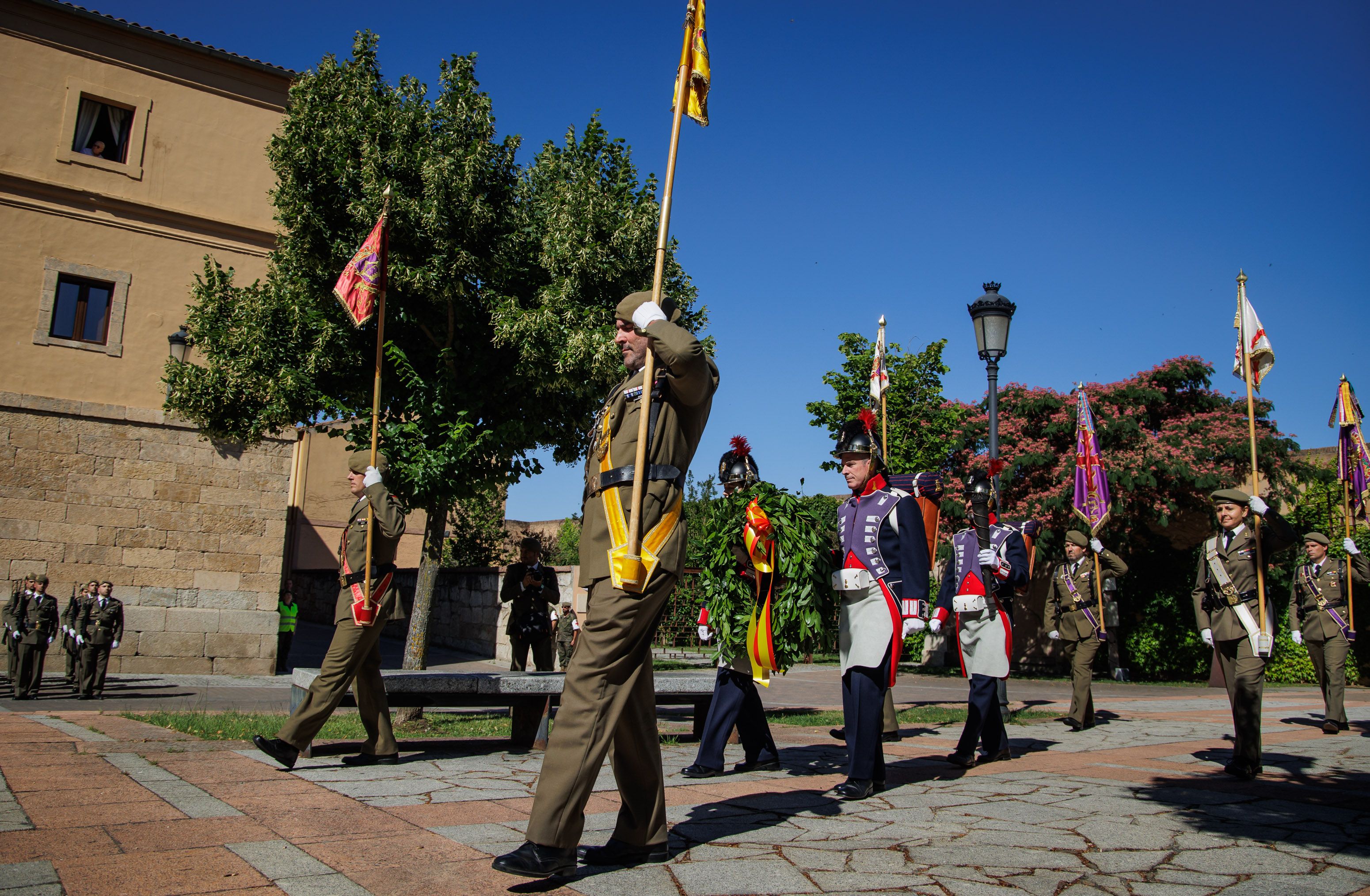 Acto de homenaje a los caídos en la Guerra de la Independencia en Ciudad Rodrigo. Foto: Vicente / ICAL