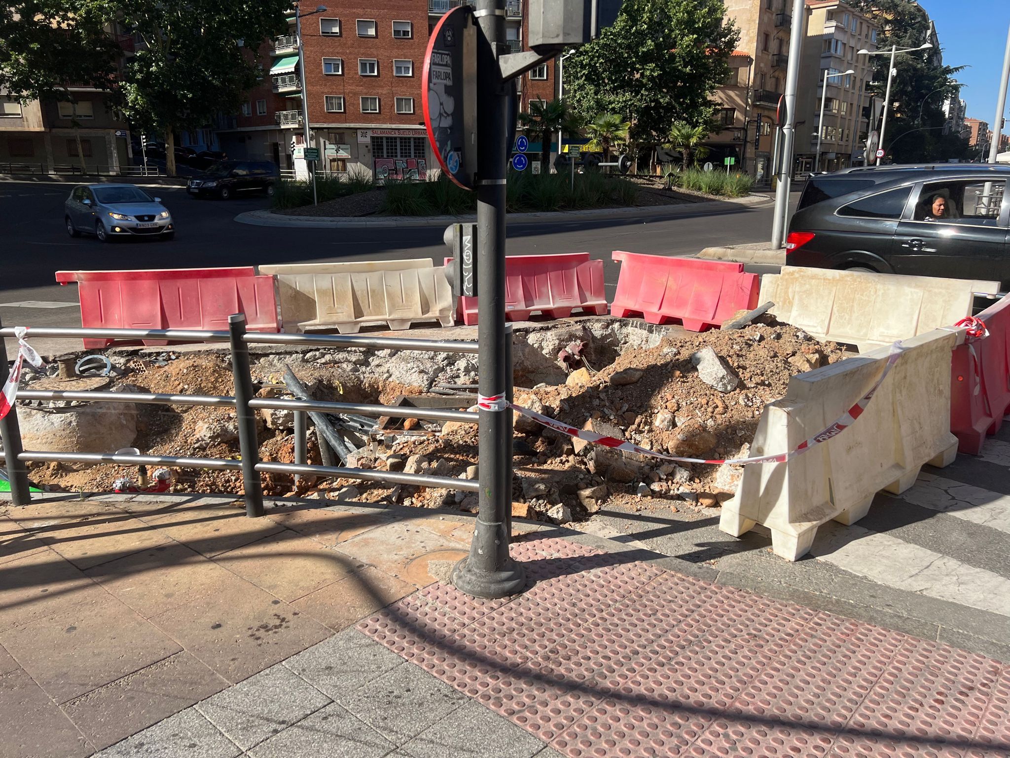 Nueva 'fuente' en el paseo de la Estación