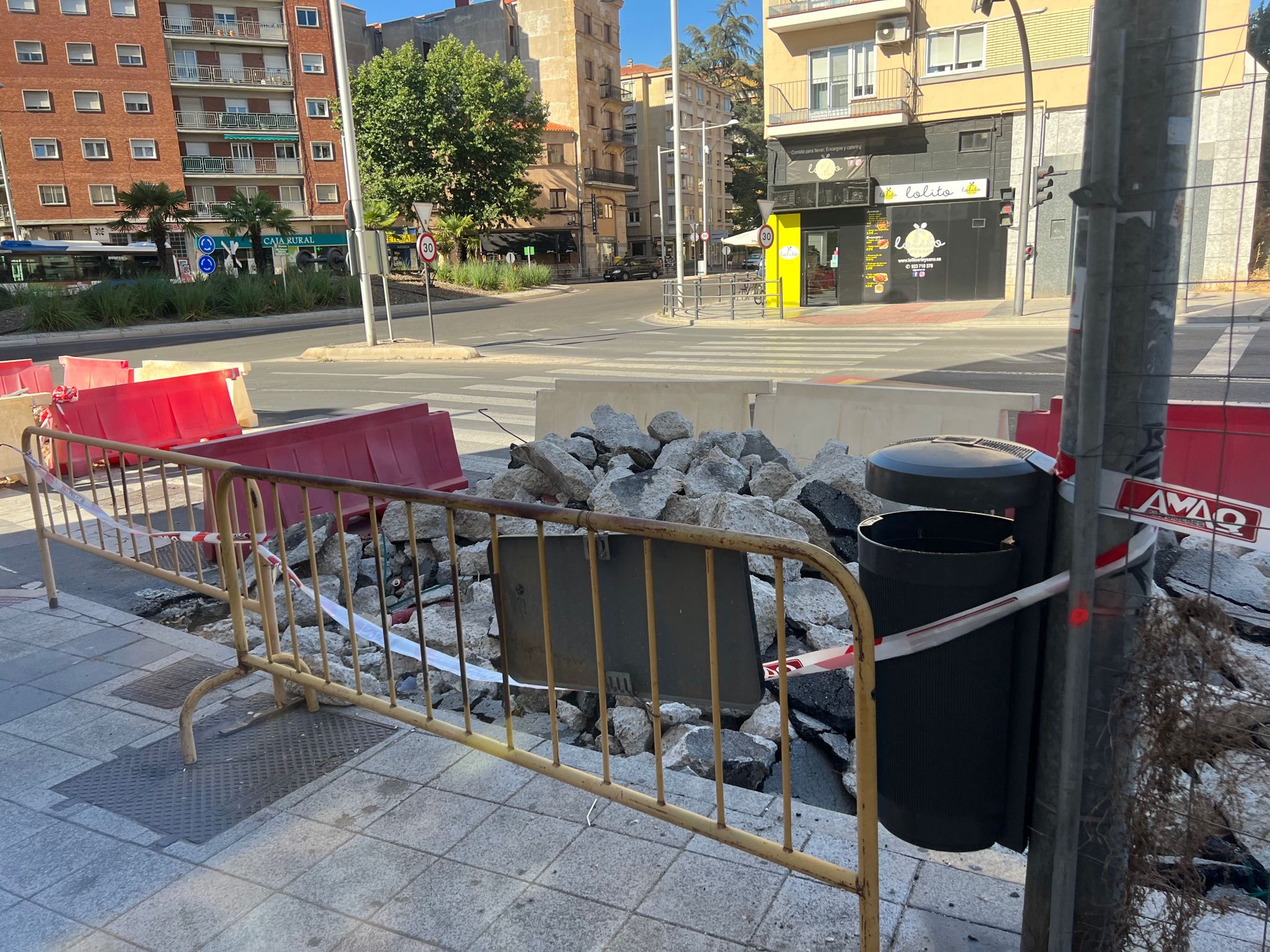 Nueva 'fuente' en el paseo de la Estación