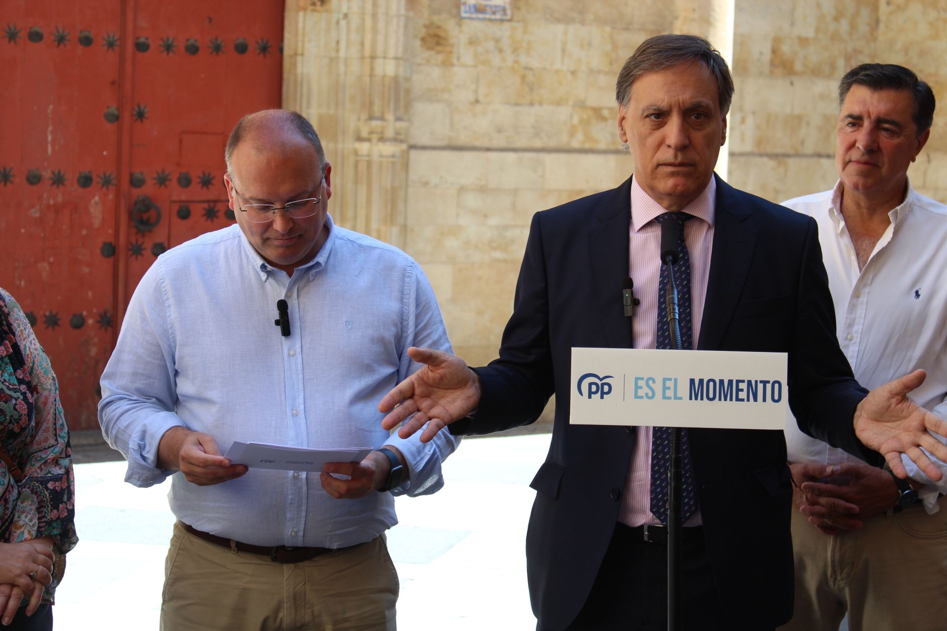 Miguel Tellado visita Salamanca para apoyar la campaña del PP