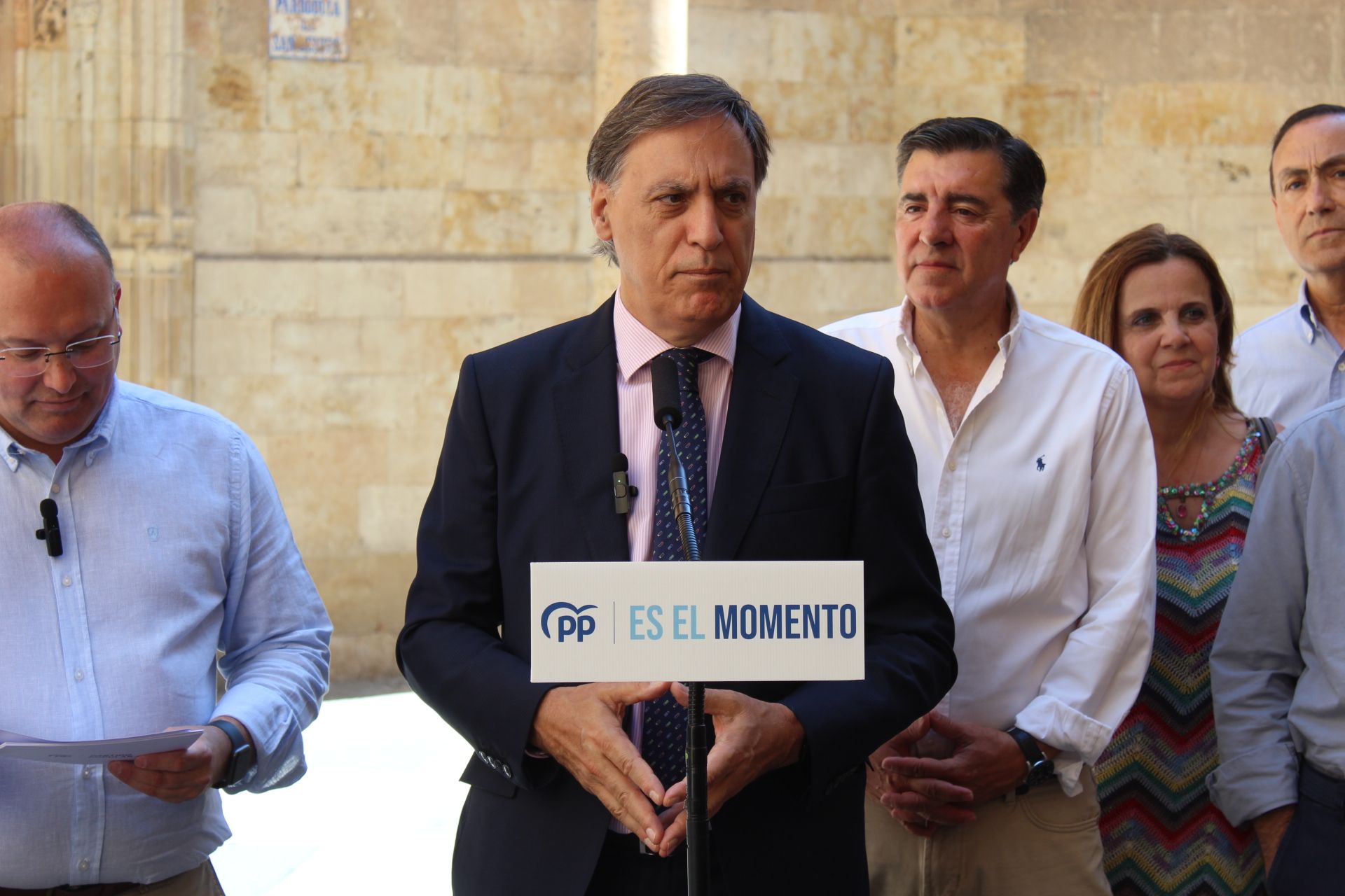 Miguel Tellado visita Salamanca para apoyar la campaña del PP