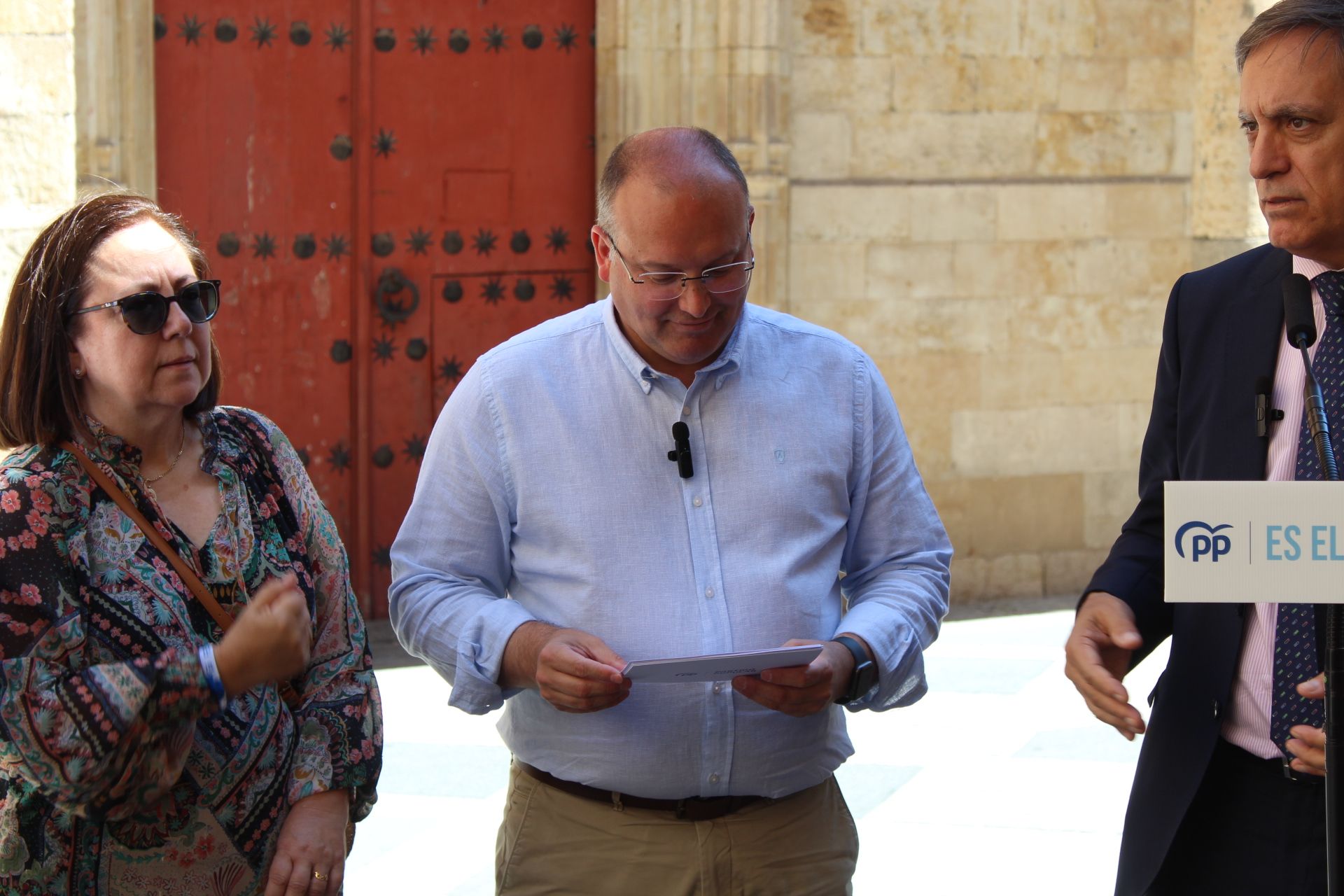 Miguel Tellado visita Salamanca para apoyar la campaña del PP