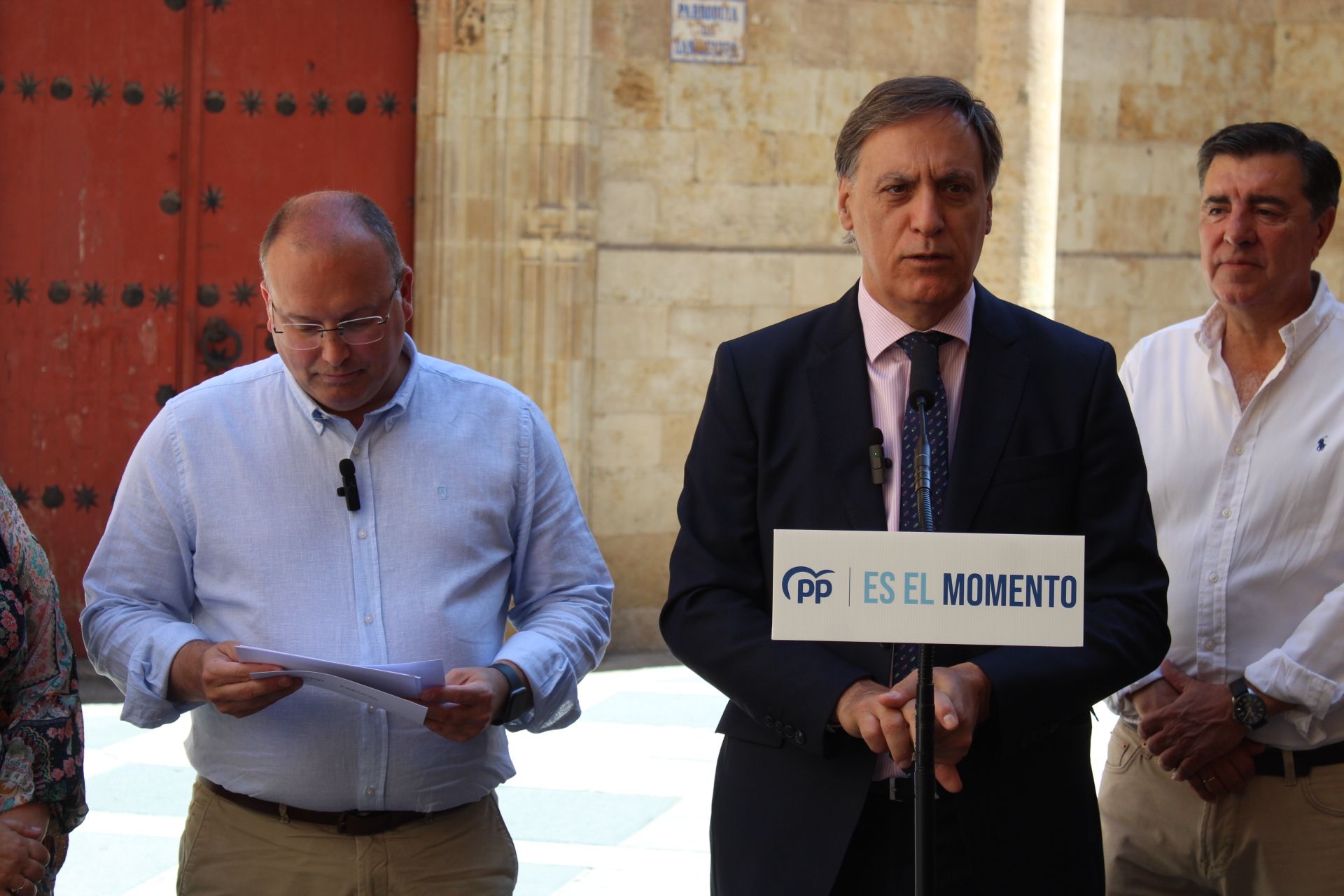 Miguel Tellado visita Salamanca para apoyar la campaña del PP