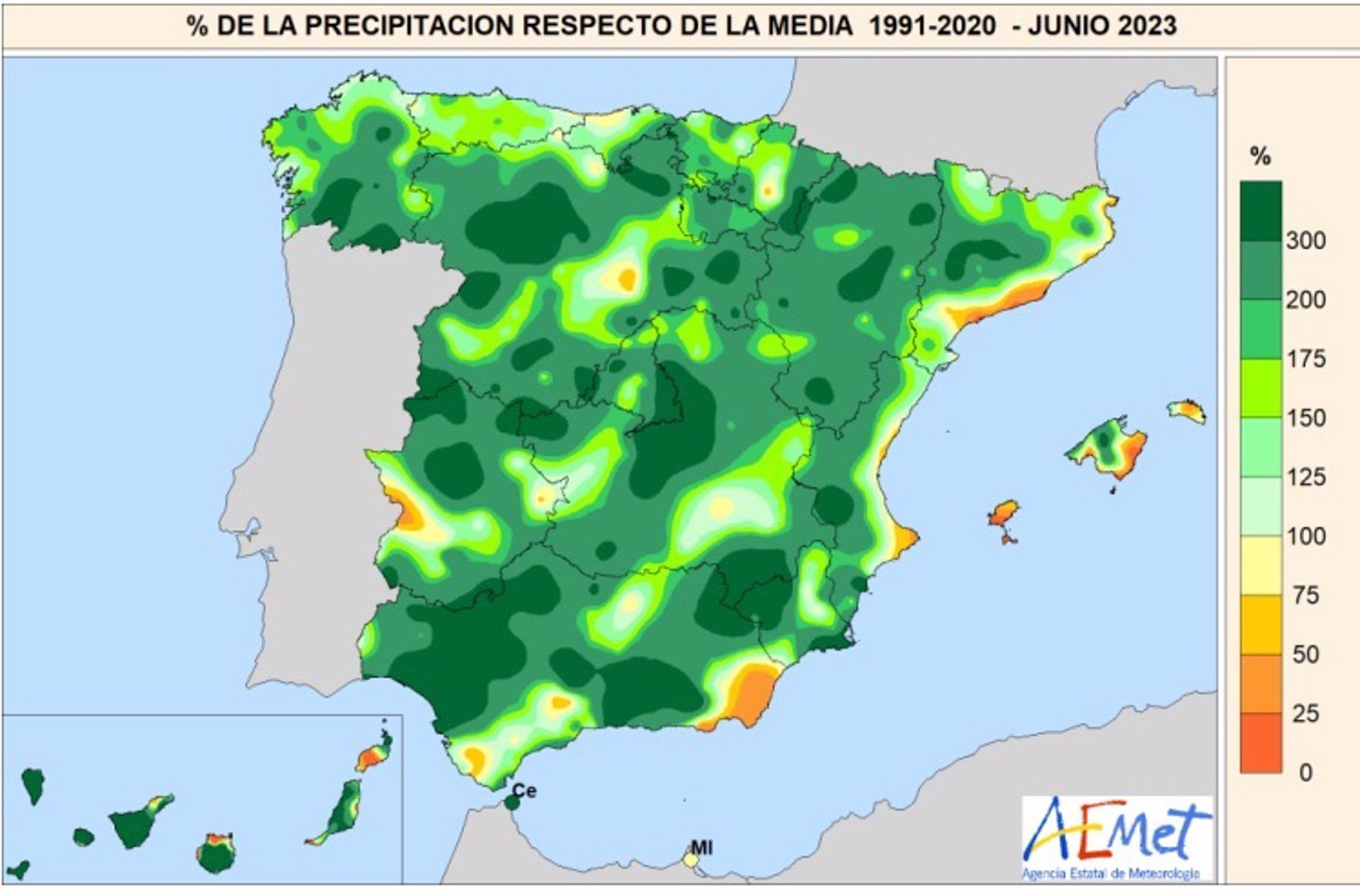 Precipitaciones AEMET. Foto EP