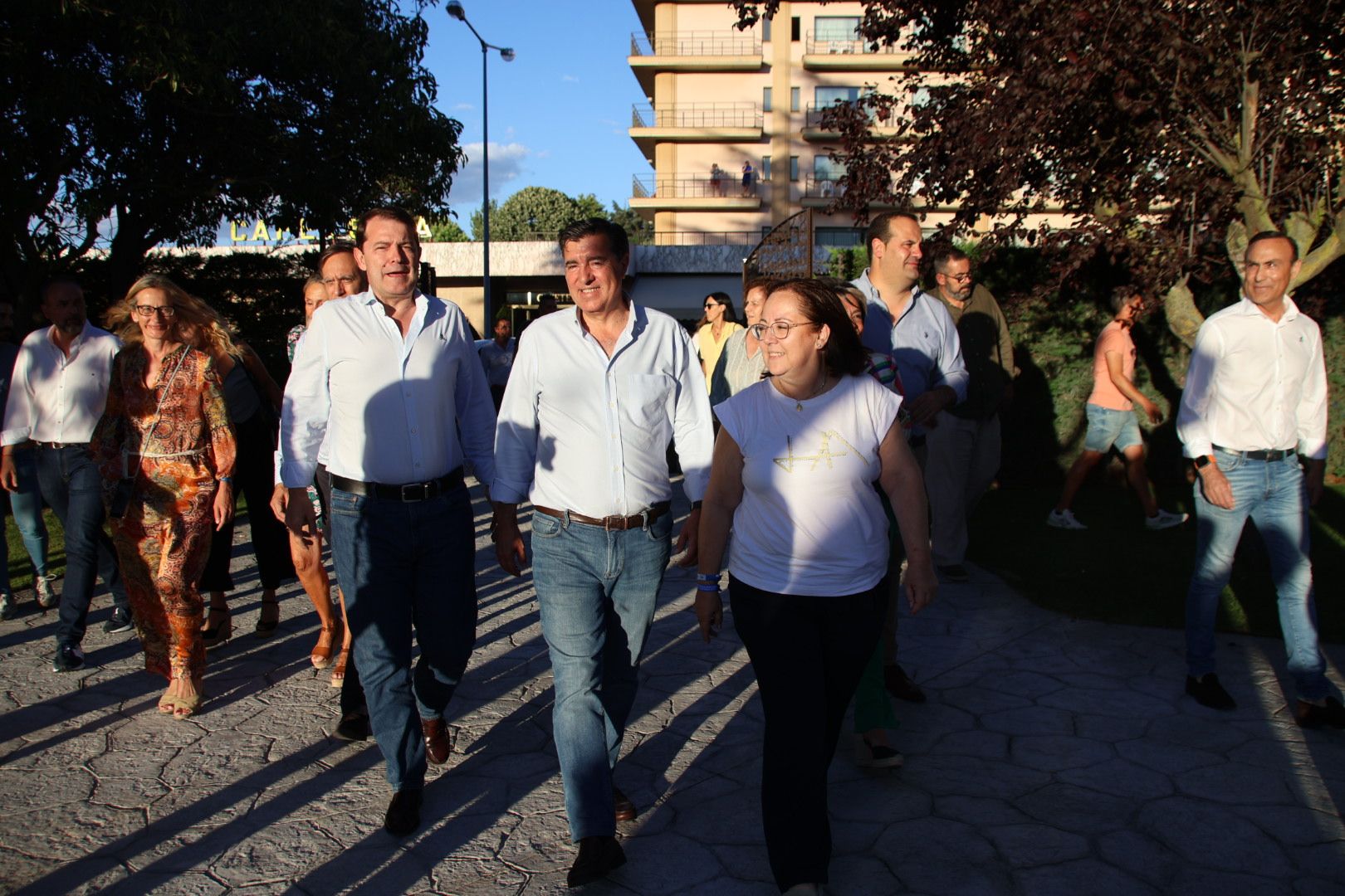 Acto electoral con alcaldes y concejales de la comarca de Salamanca