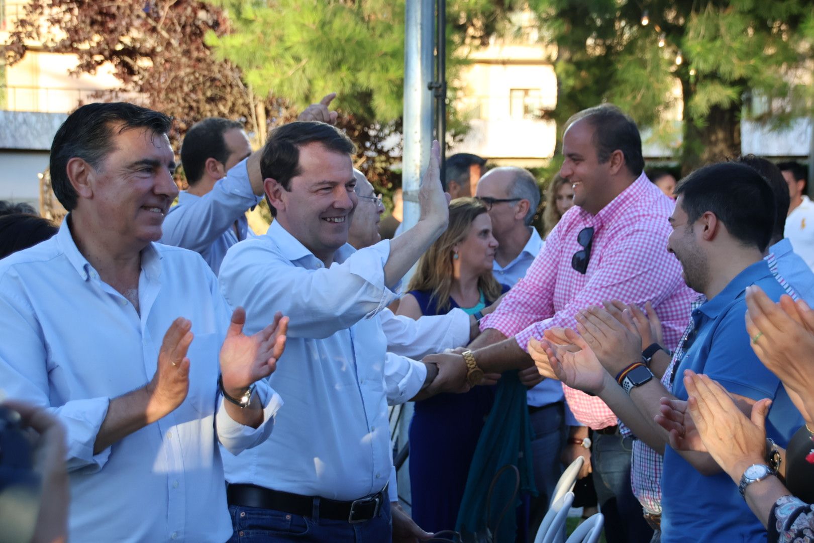 Acto electoral con alcaldes y concejales de la comarca de Salamanca