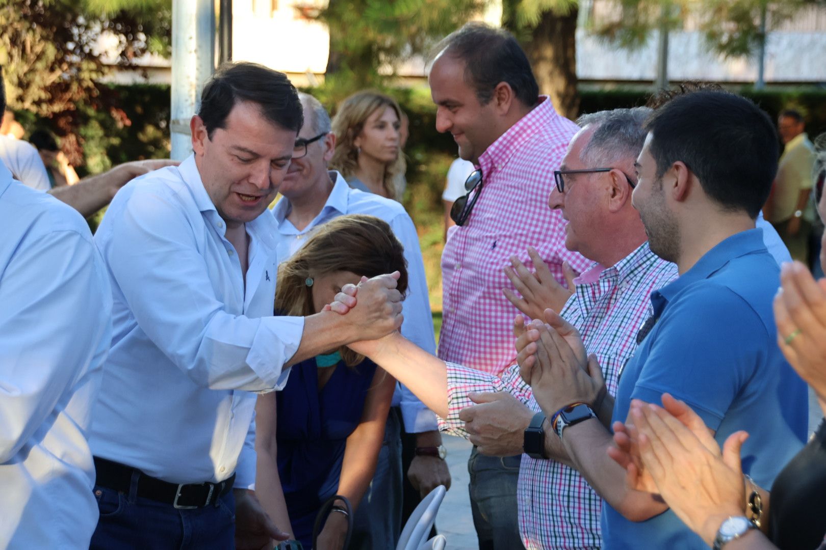 Acto electoral con alcaldes y concejales de la comarca de Salamanca