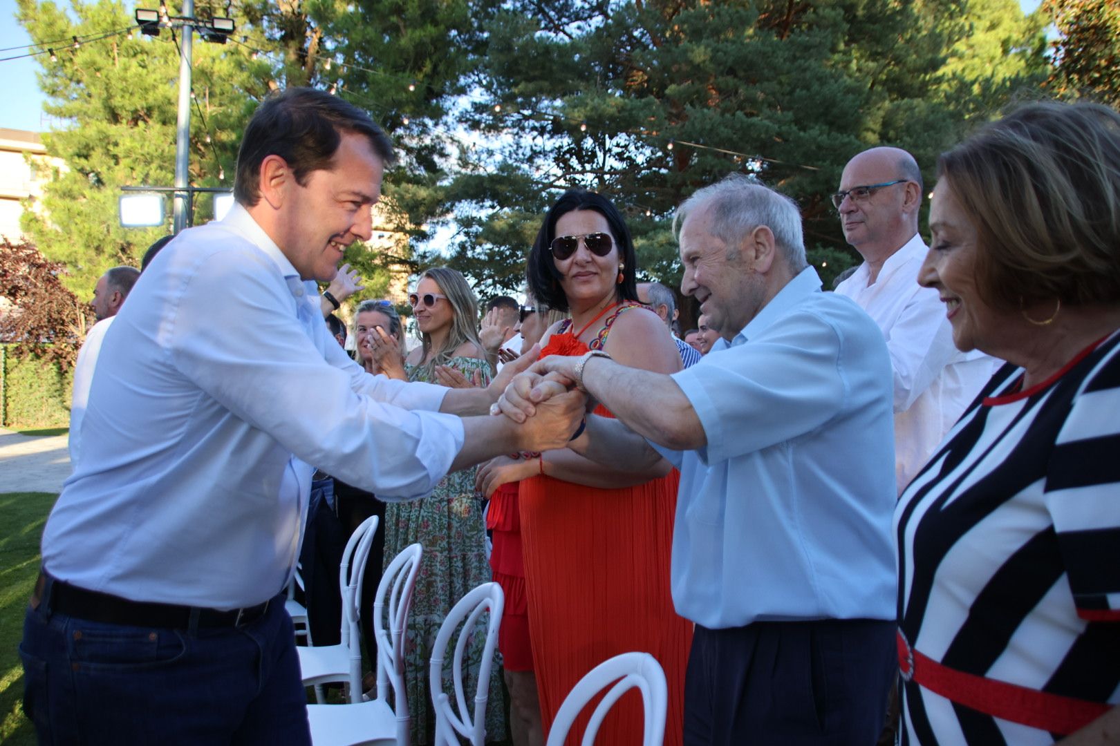 Acto electoral con alcaldes y concejales de la comarca de Salamanca