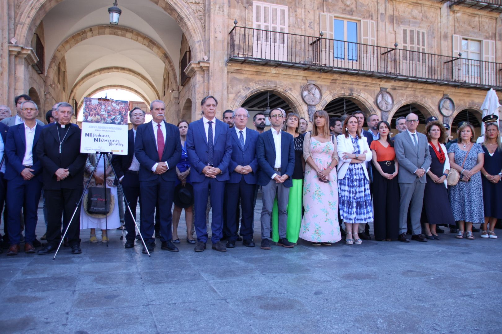 Minuto de silencio y homenaje a Miguel Ángel Blanco