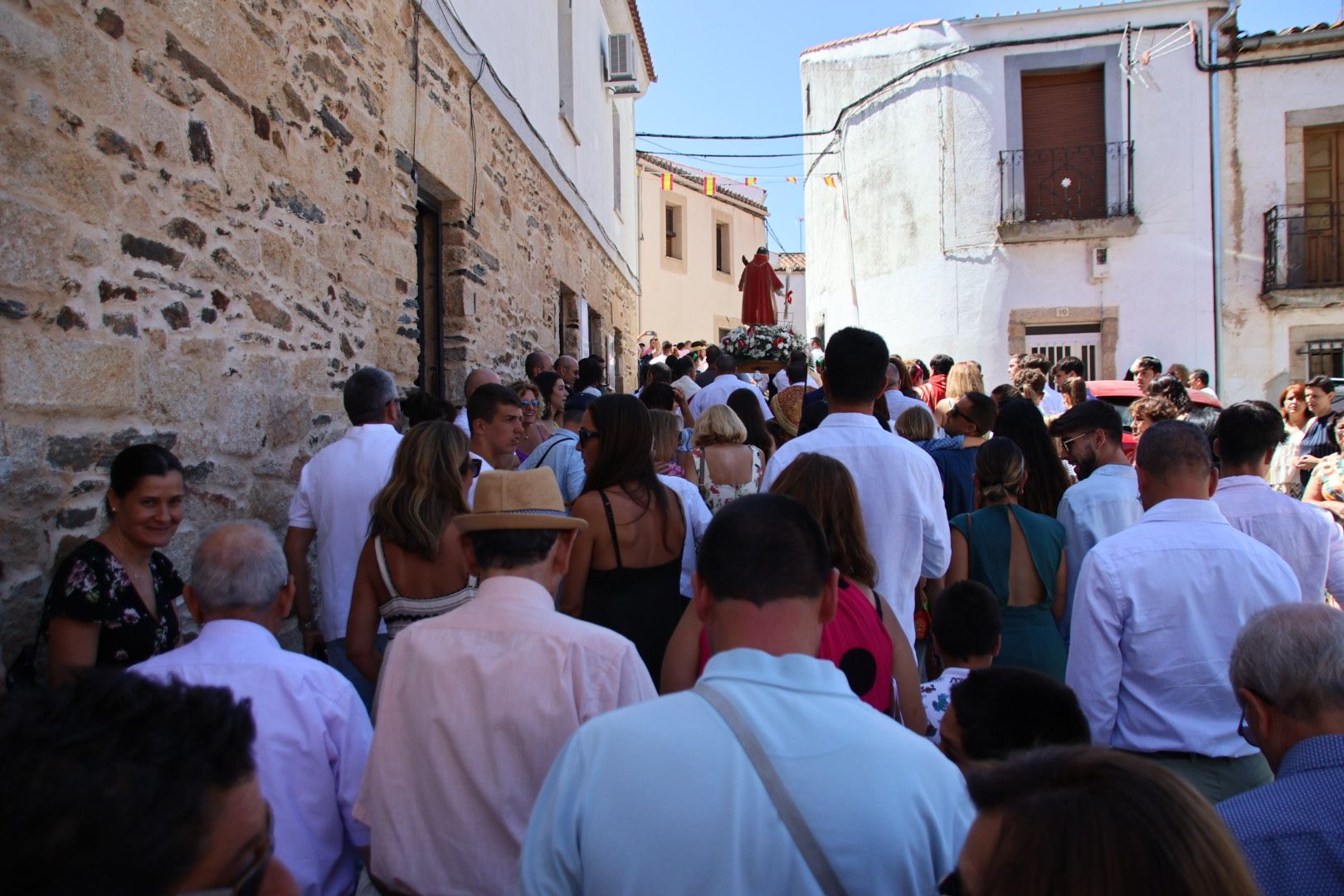 Misa y procesión de San Lorenzo en Saucelle 