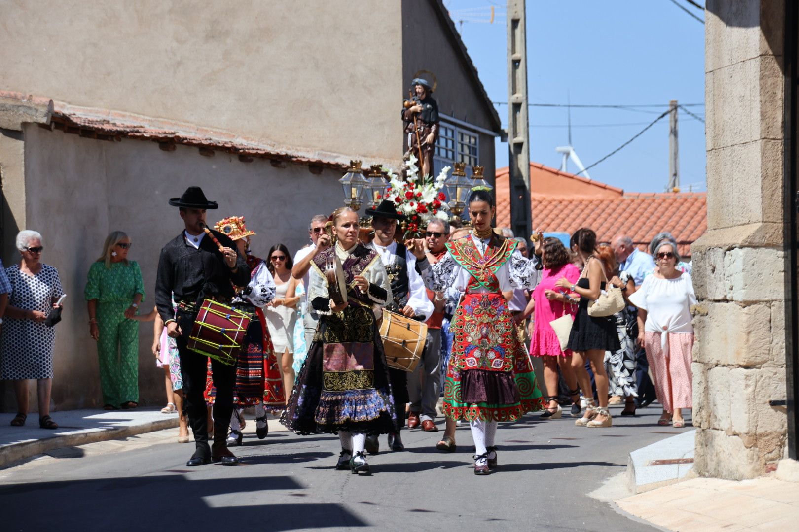 Procesión de San Roque en Valdelosa