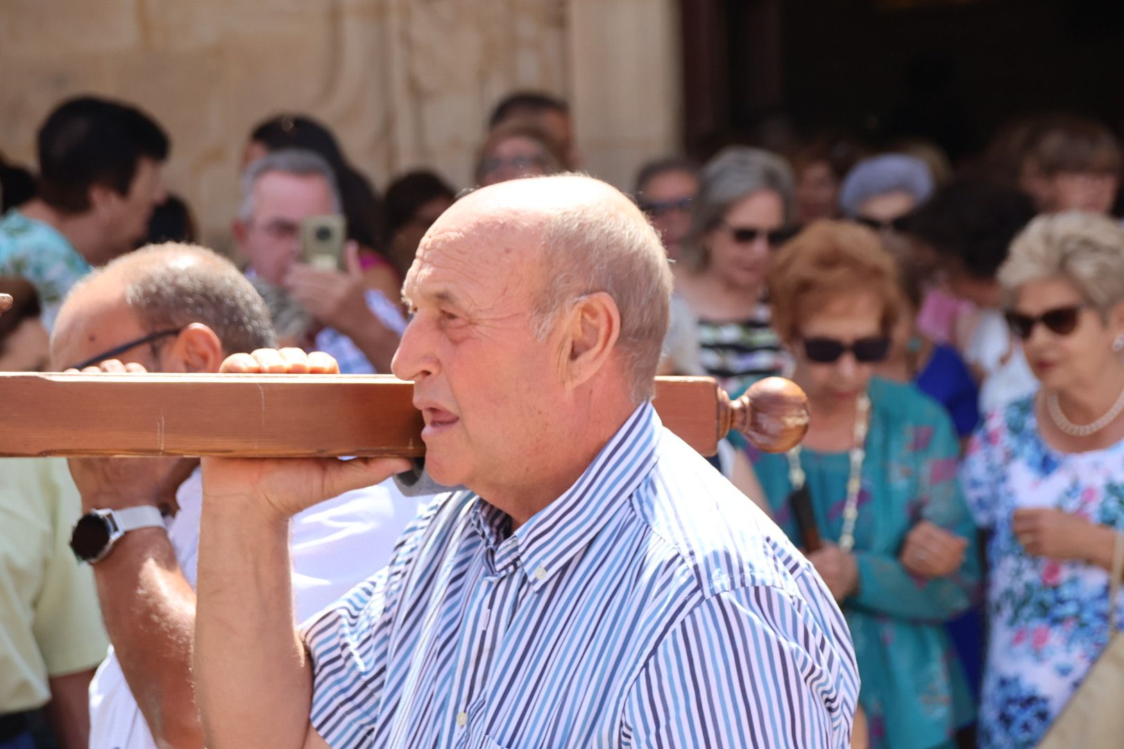 Misa y procesión en honor a Santa Elena en Calzada de Valdunciel