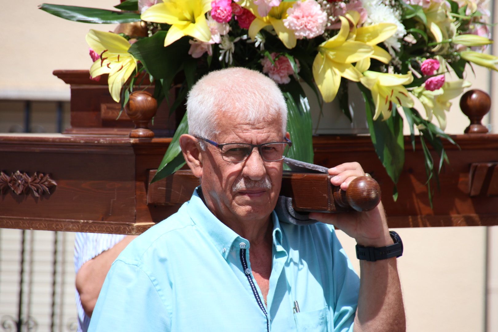 Misa y procesión en honor a Santa Elena en Calzada de Valdunciel