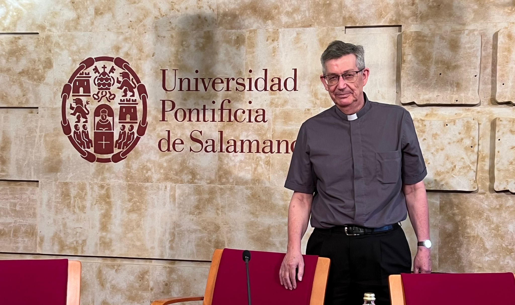 Santiago García-Jalón, rector de la Universidad Pontificia de Salamanca