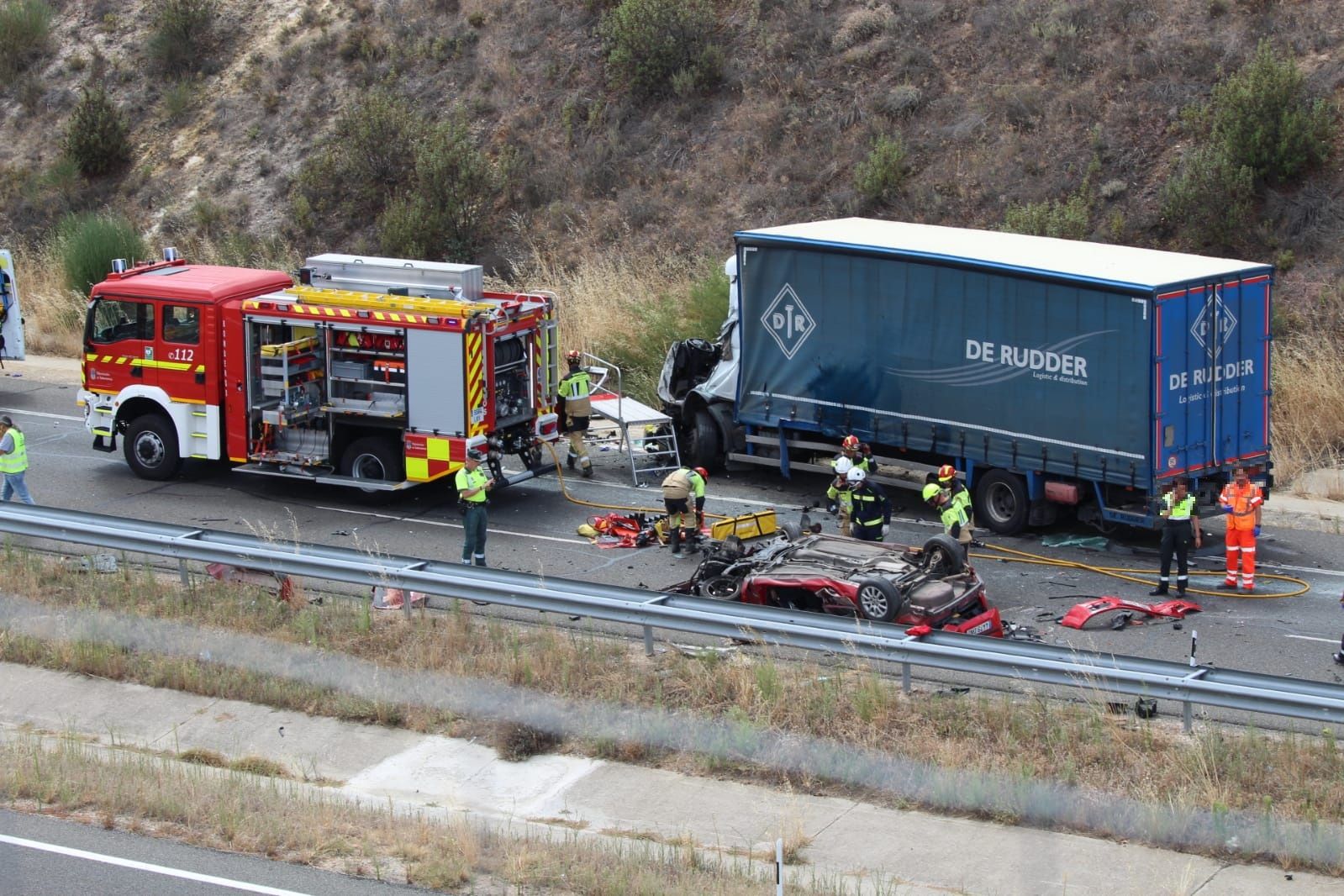  Gravísimo accidente en la A66, dirección Mozárbez (3)