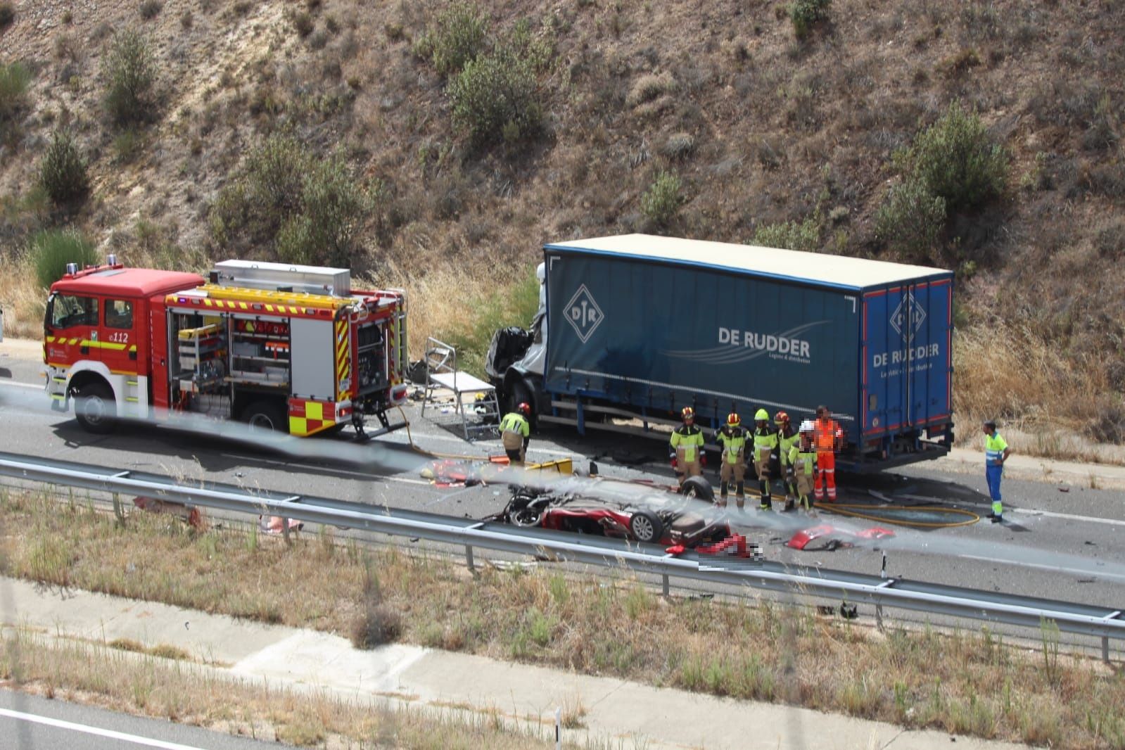  Gravísimo accidente en la A66, dirección Mozárbez (7)