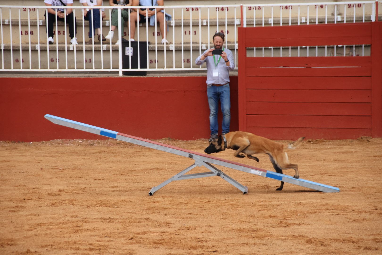 Exhibición unidad canina del CMCC de Ávila