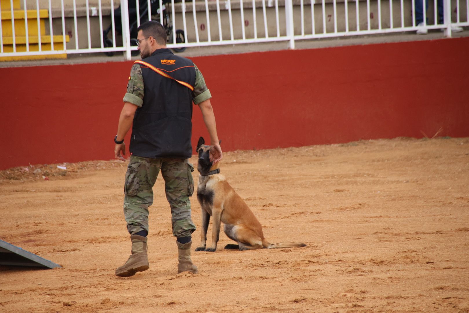 Exhibición unidad canina del CMCC de Ávila